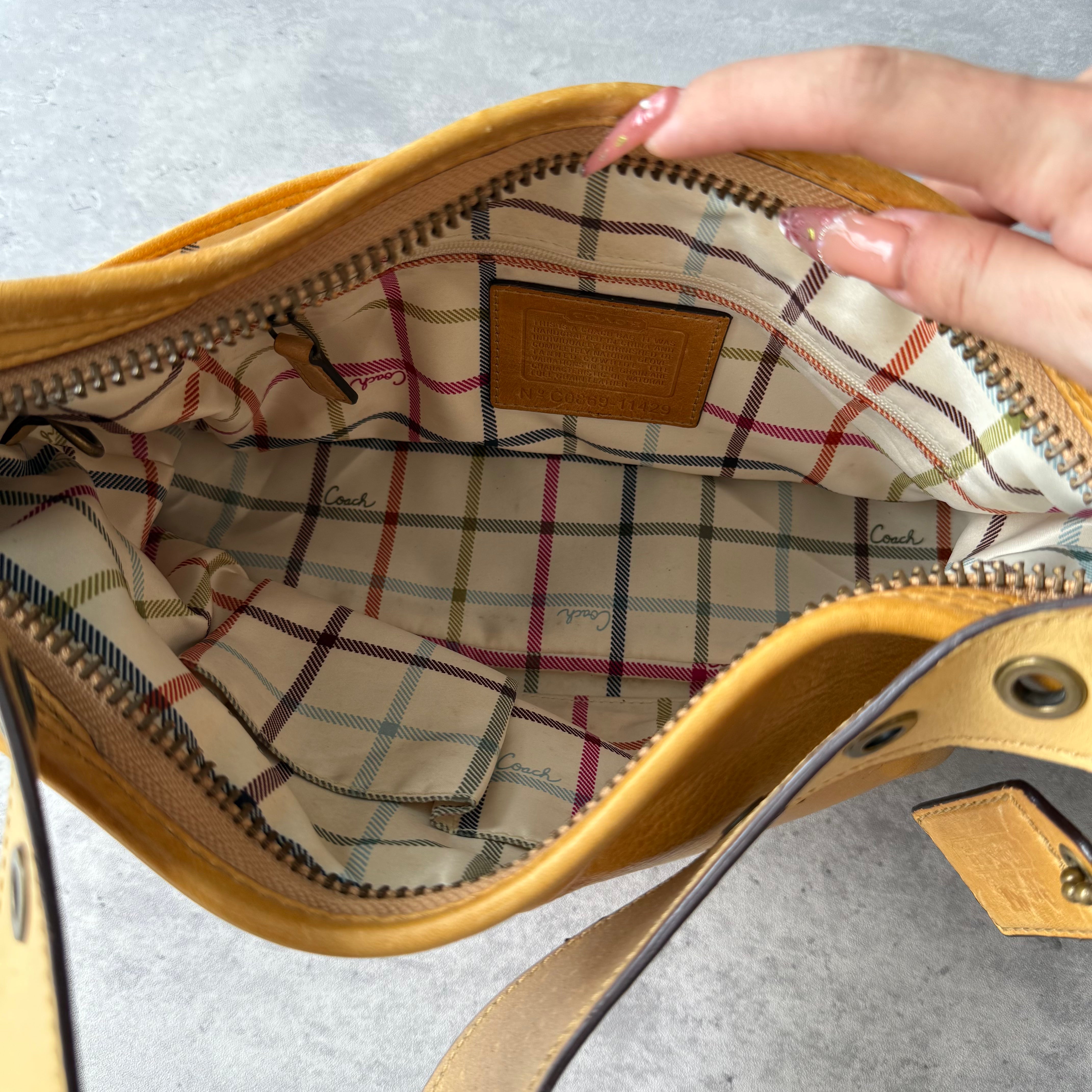 Coach Bleeker Crossbody Shoulder Bag Tan