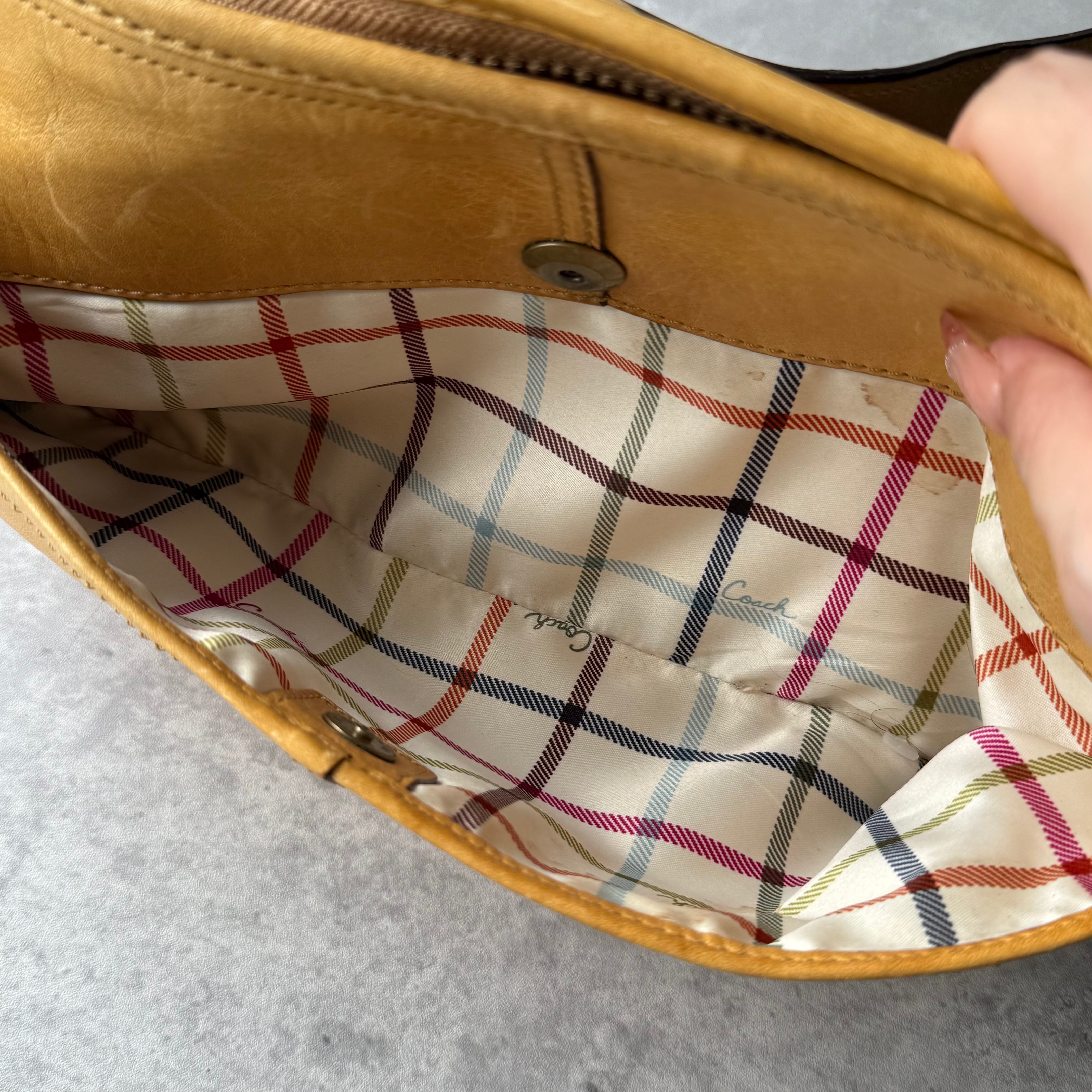 Coach Bleeker Crossbody Shoulder Bag Tan