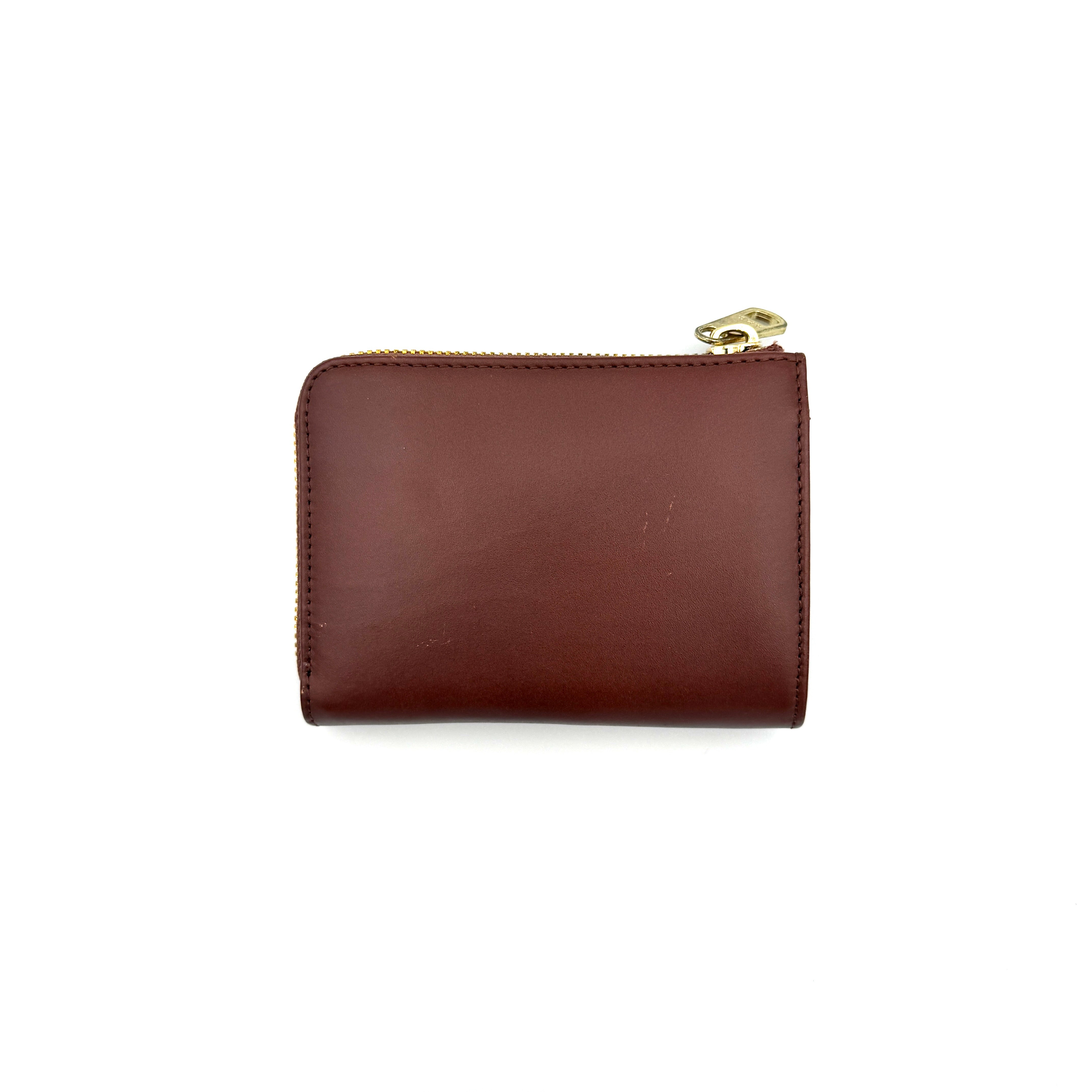 A.P.C Lise Compact Wallet Brown