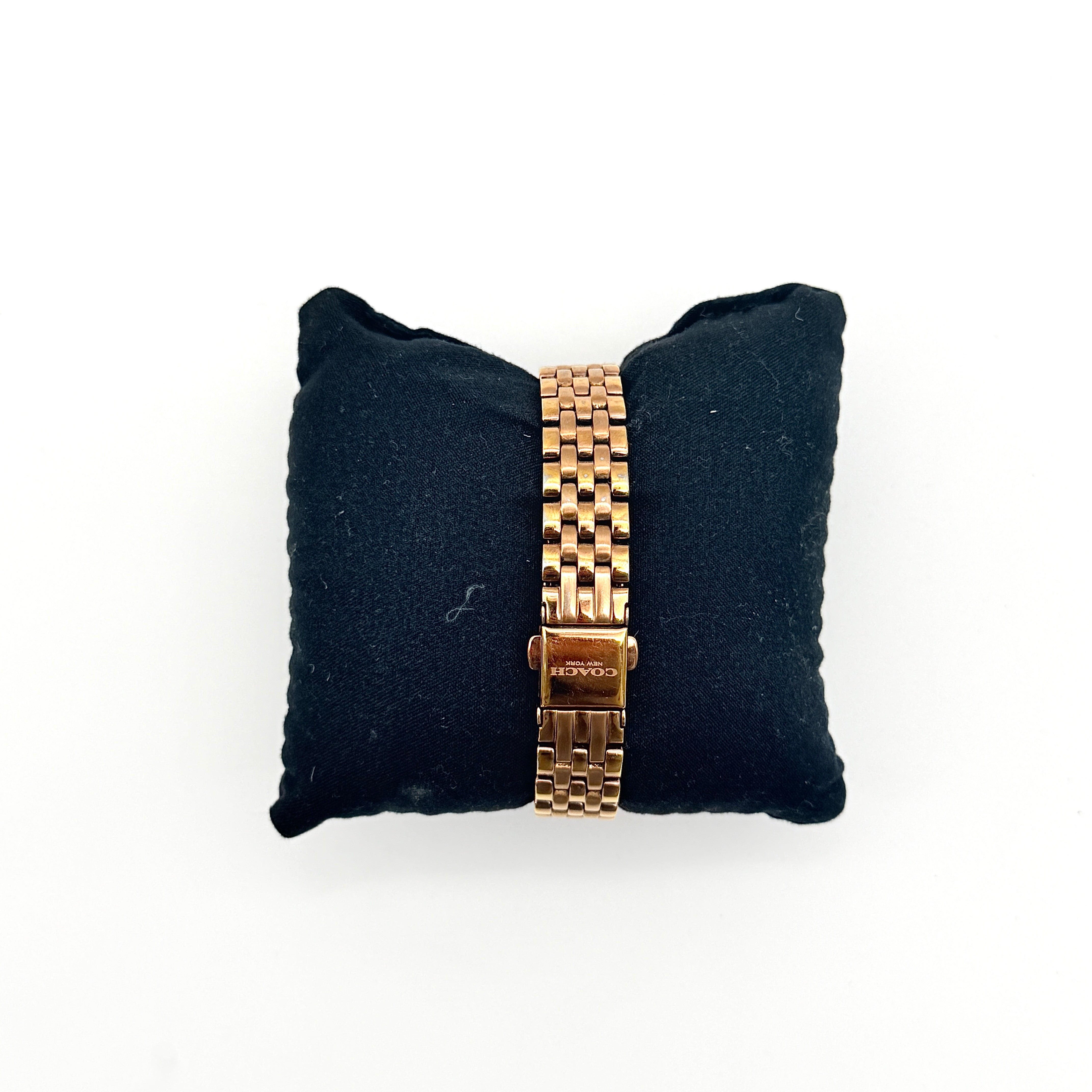 Coach Delancey Mother of Pearl Watch Rose Gold