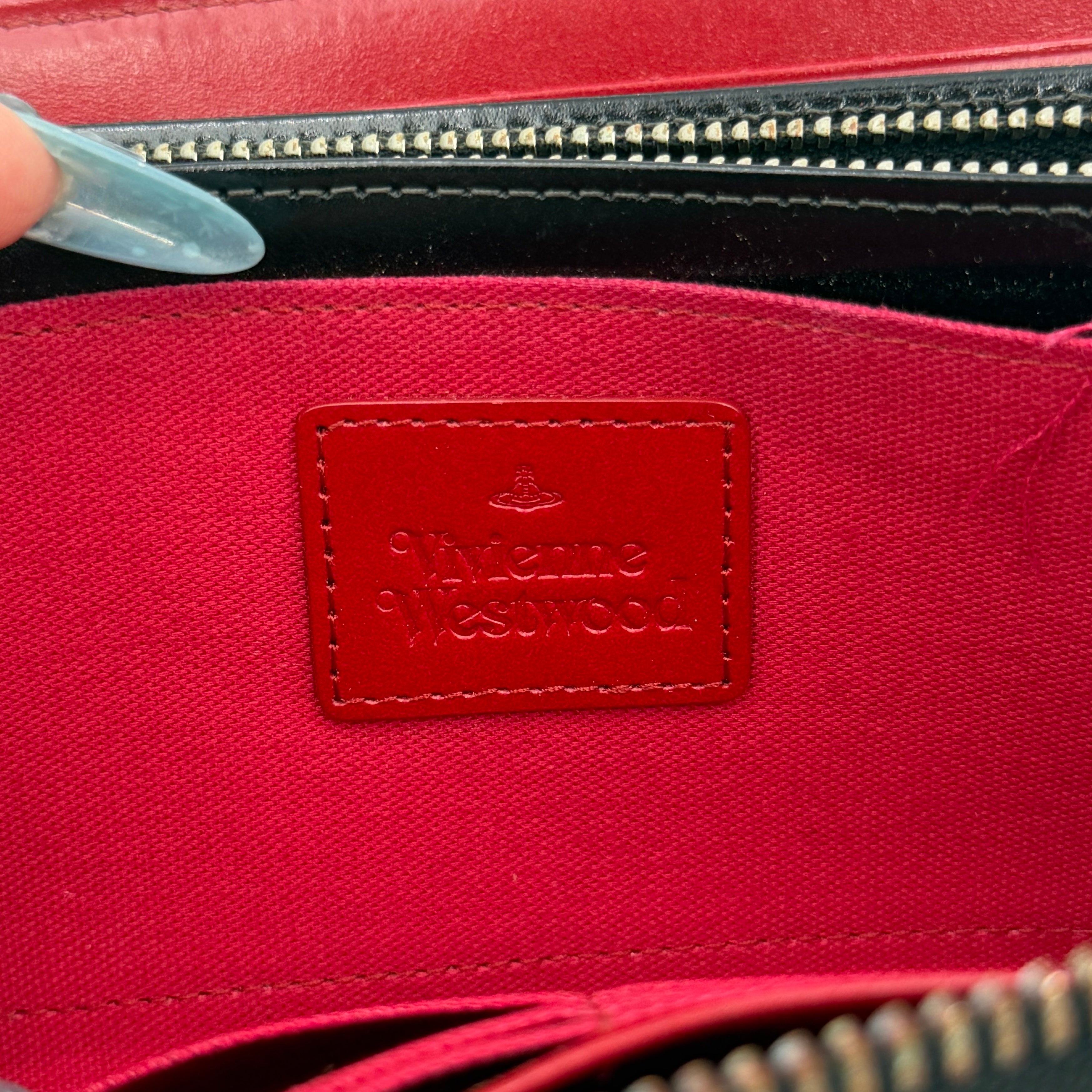 Vivienne Westwood Mini Orb Long Wallet Black