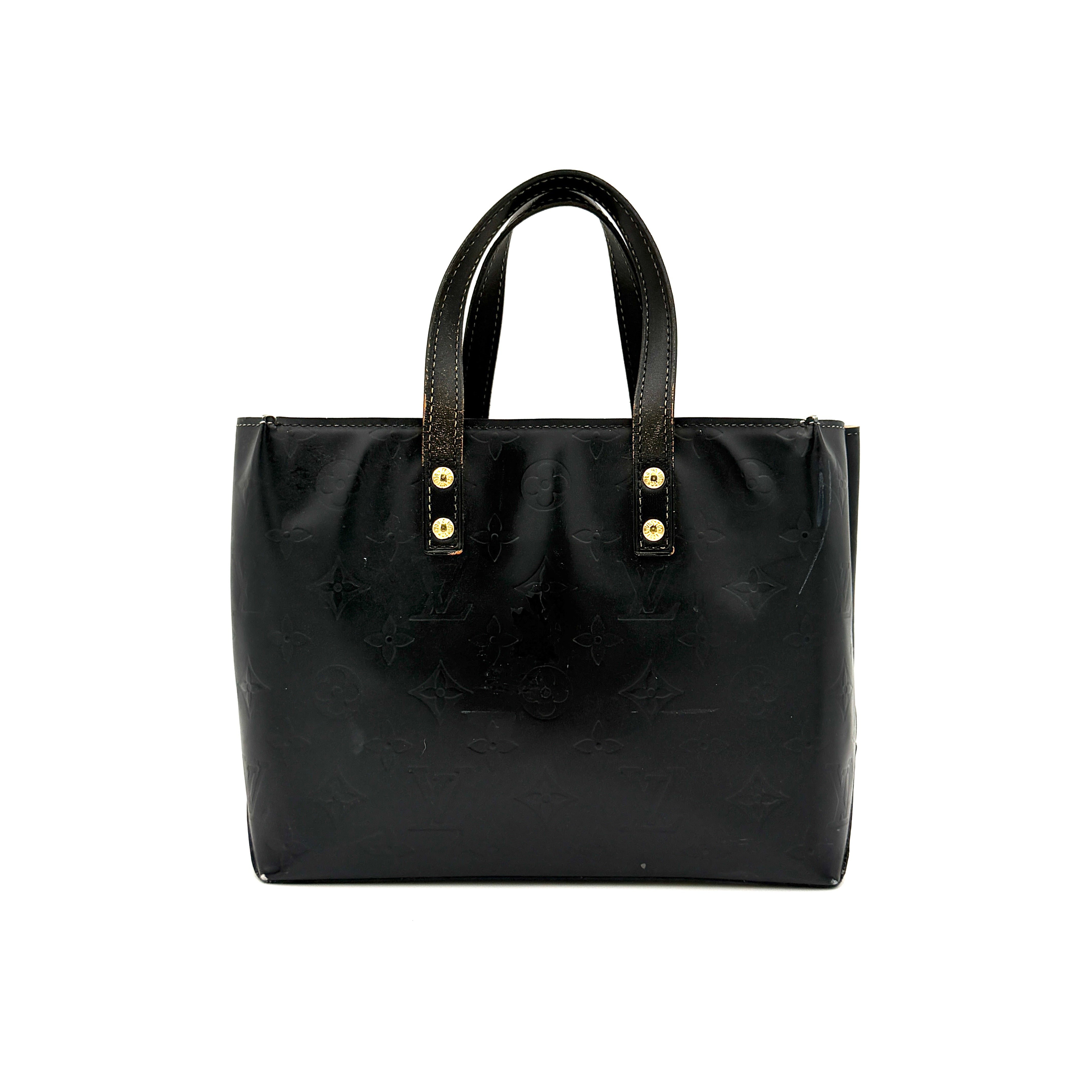 Louis Vuitton Monogram Vernis Reade PM Shoulder Bag Black