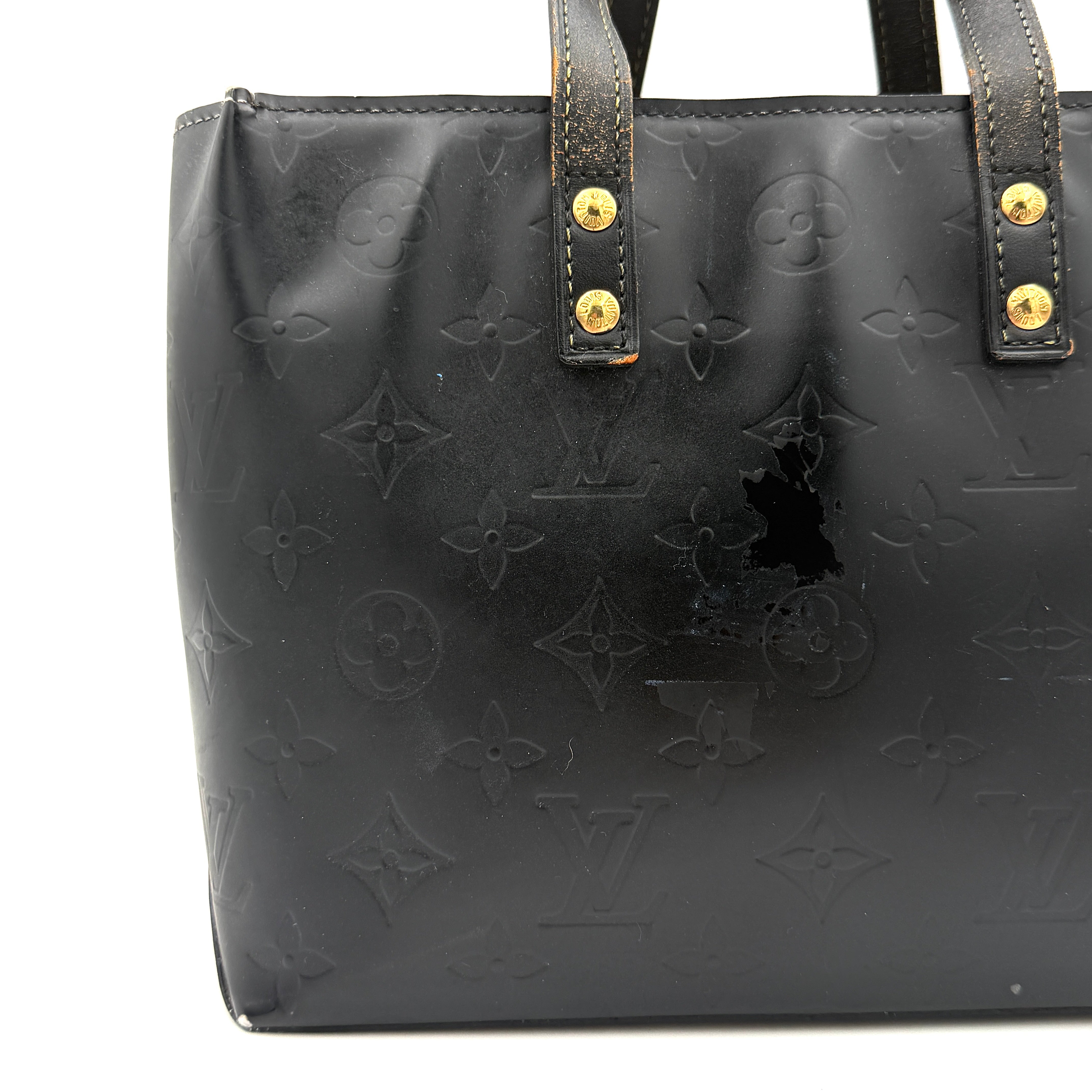 Louis Vuitton Monogram Vernis Reade PM Shoulder Bag Black