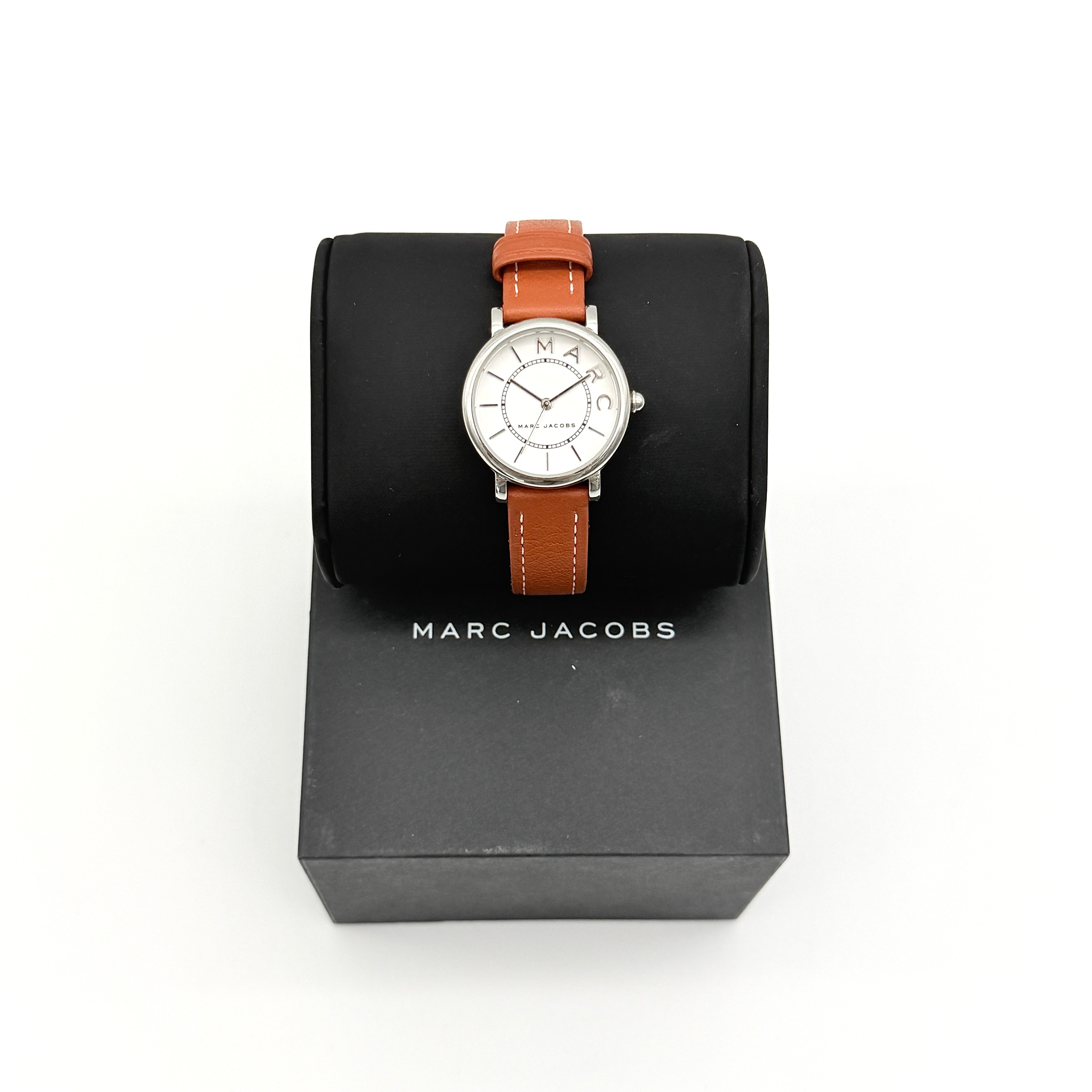 Marc Jacobs Roxy MJ1572 White Dial Watch Brown