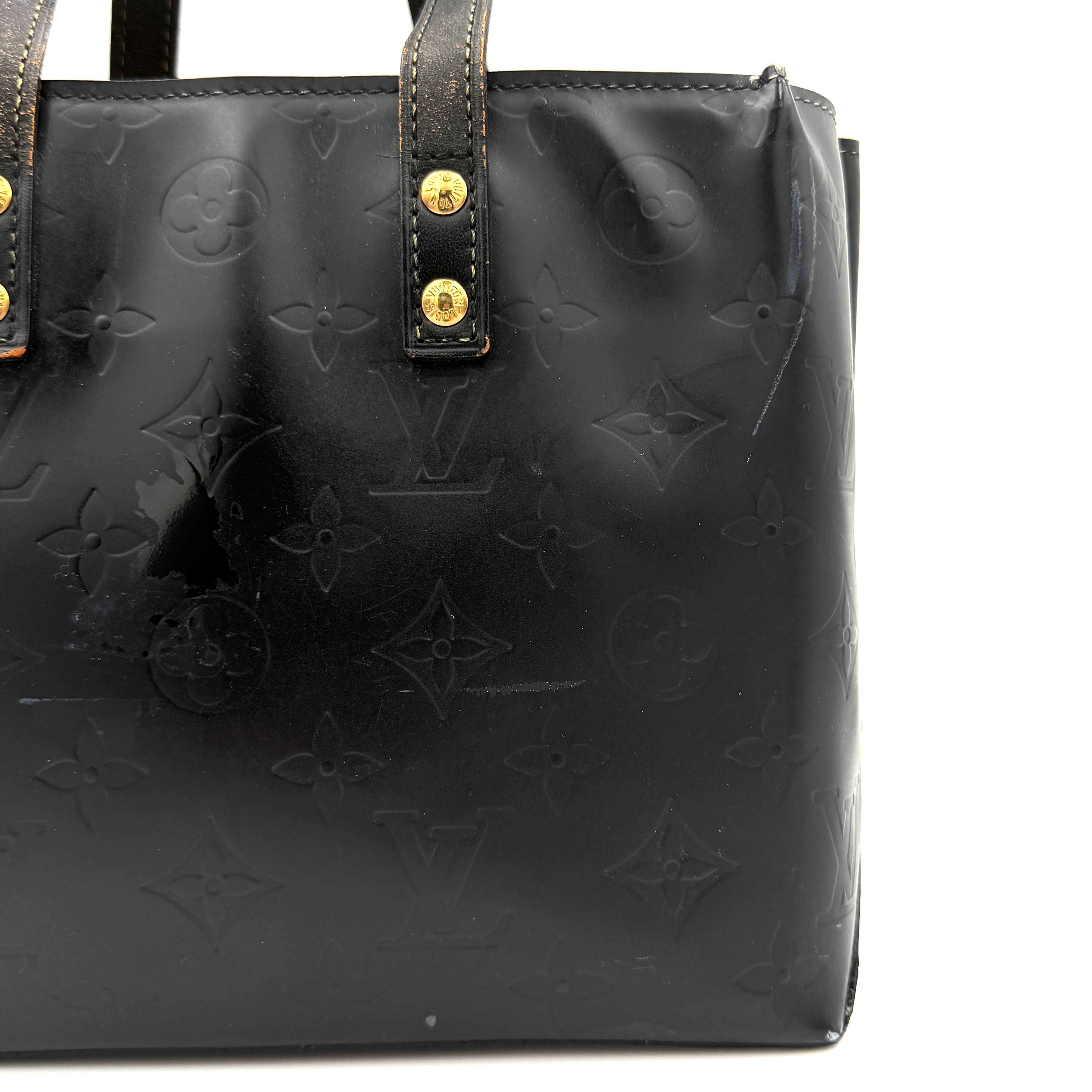 Louis Vuitton Monogram Vernis Reade PM Shoulder Bag Black