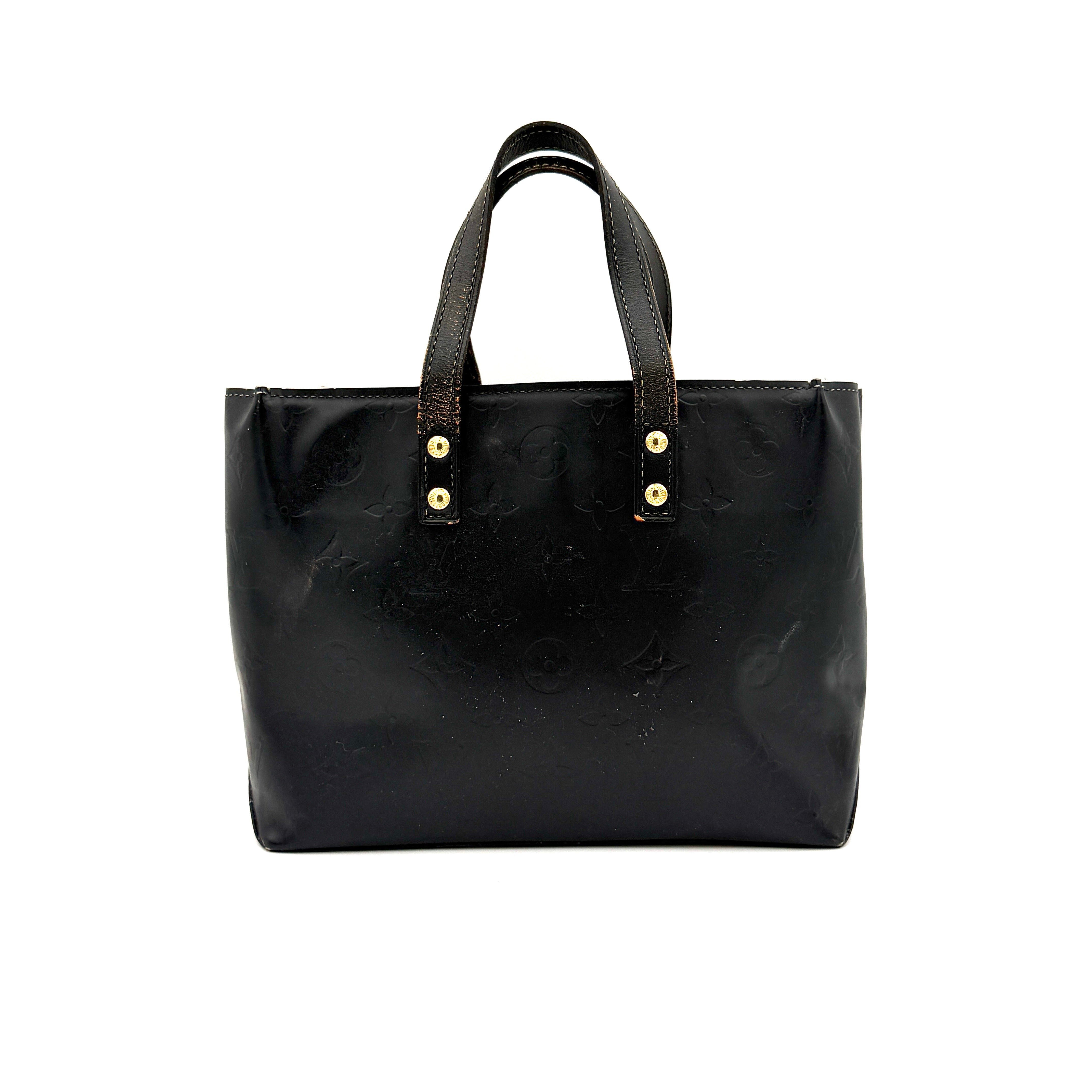 Louis Vuitton Monogram Vernis Reade PM Shoulder Bag Black