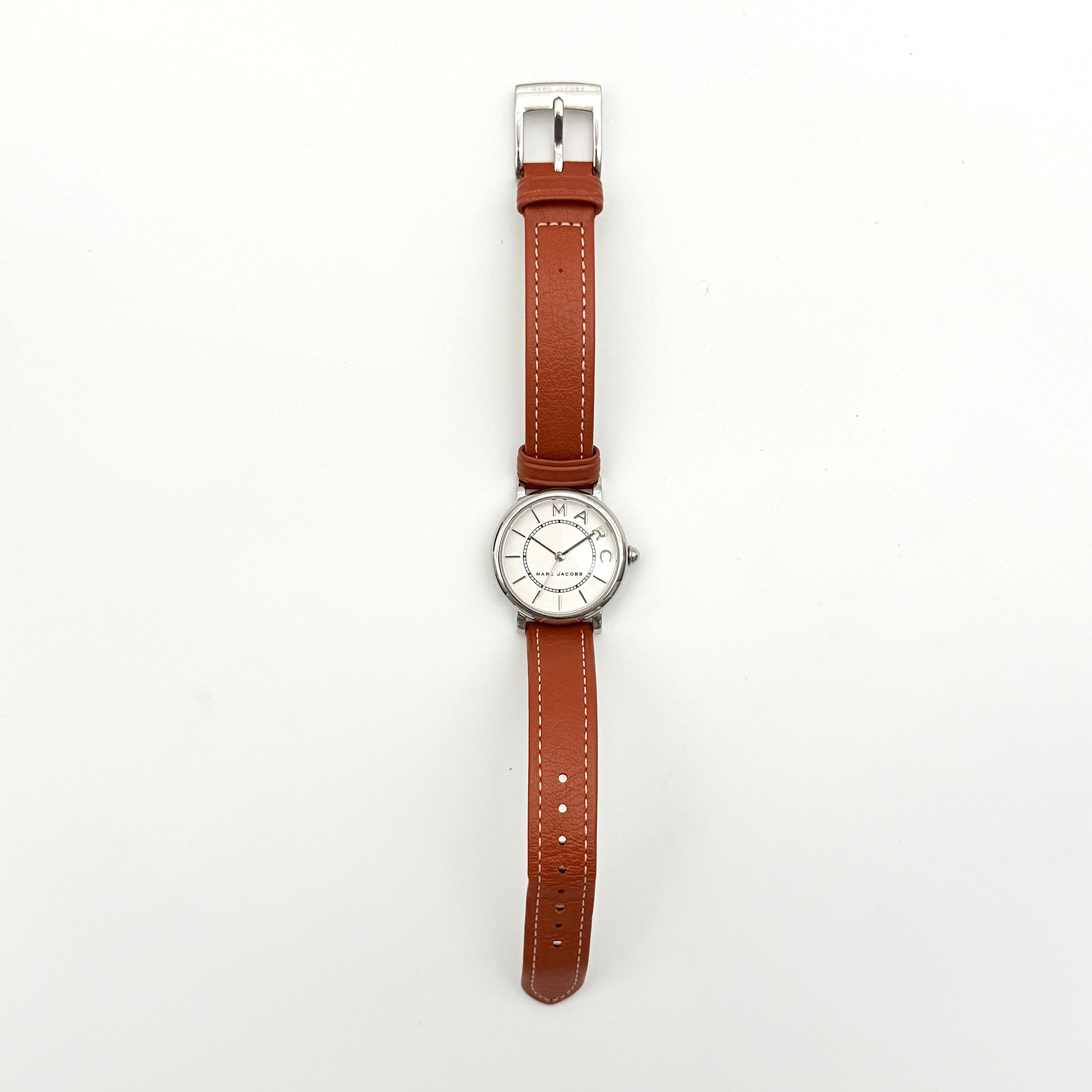 Marc Jacobs Roxy MJ1572 White Dial Watch Brown