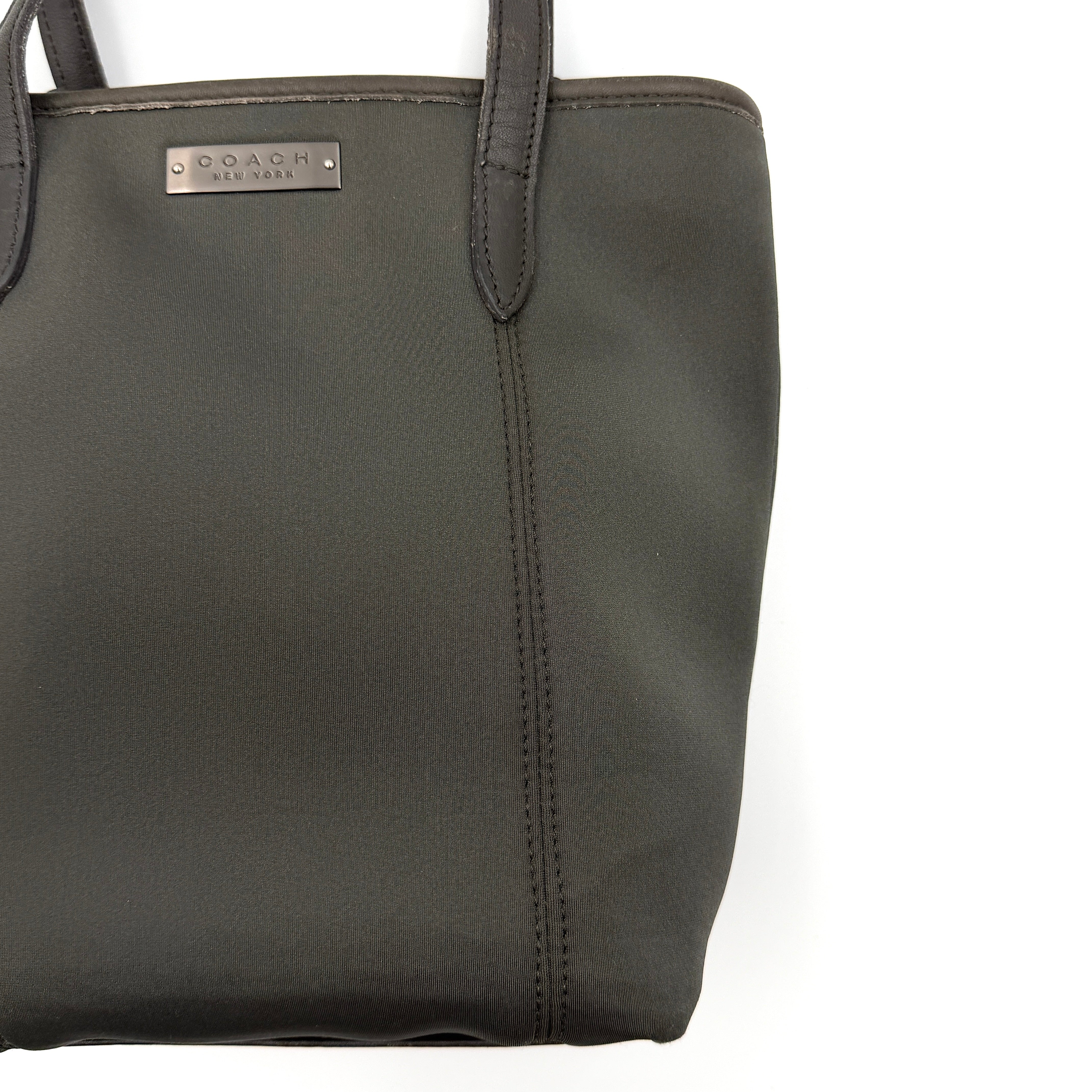 Coach New York Neoprene Tote Bag Grey