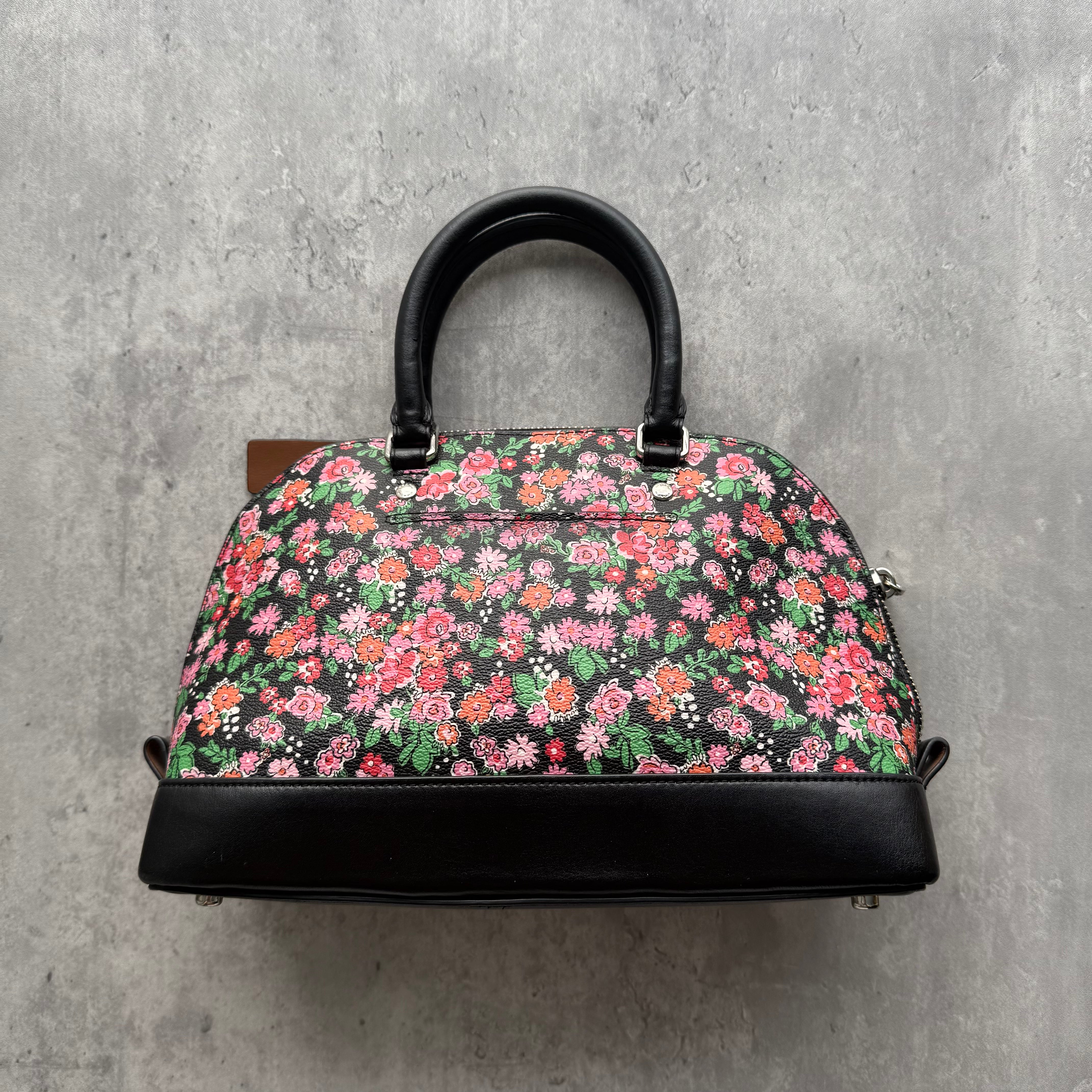 Coach 2Way Signature Sierra Floral HandBag Multicolor