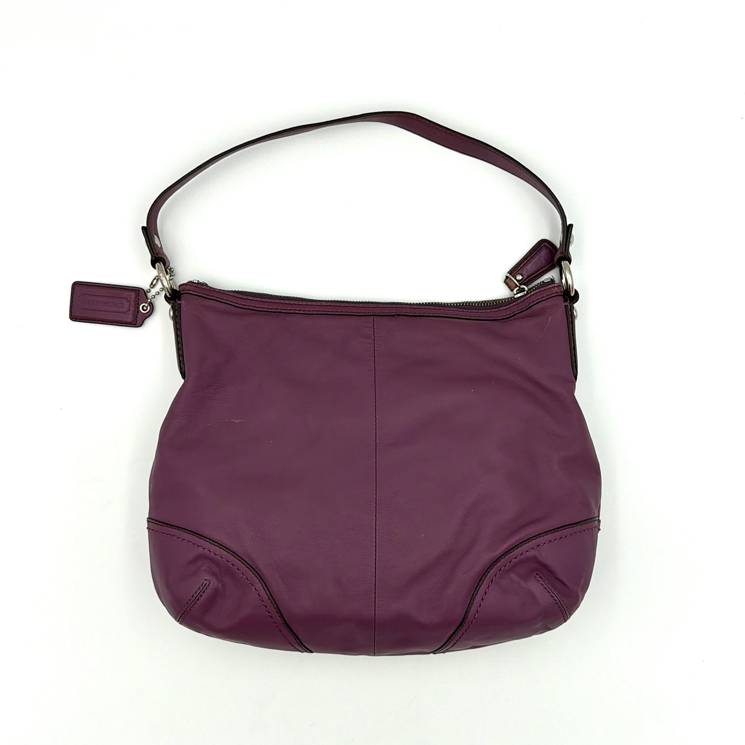 Coach 2Way Ashley Hobo Shoulder Bag Purple