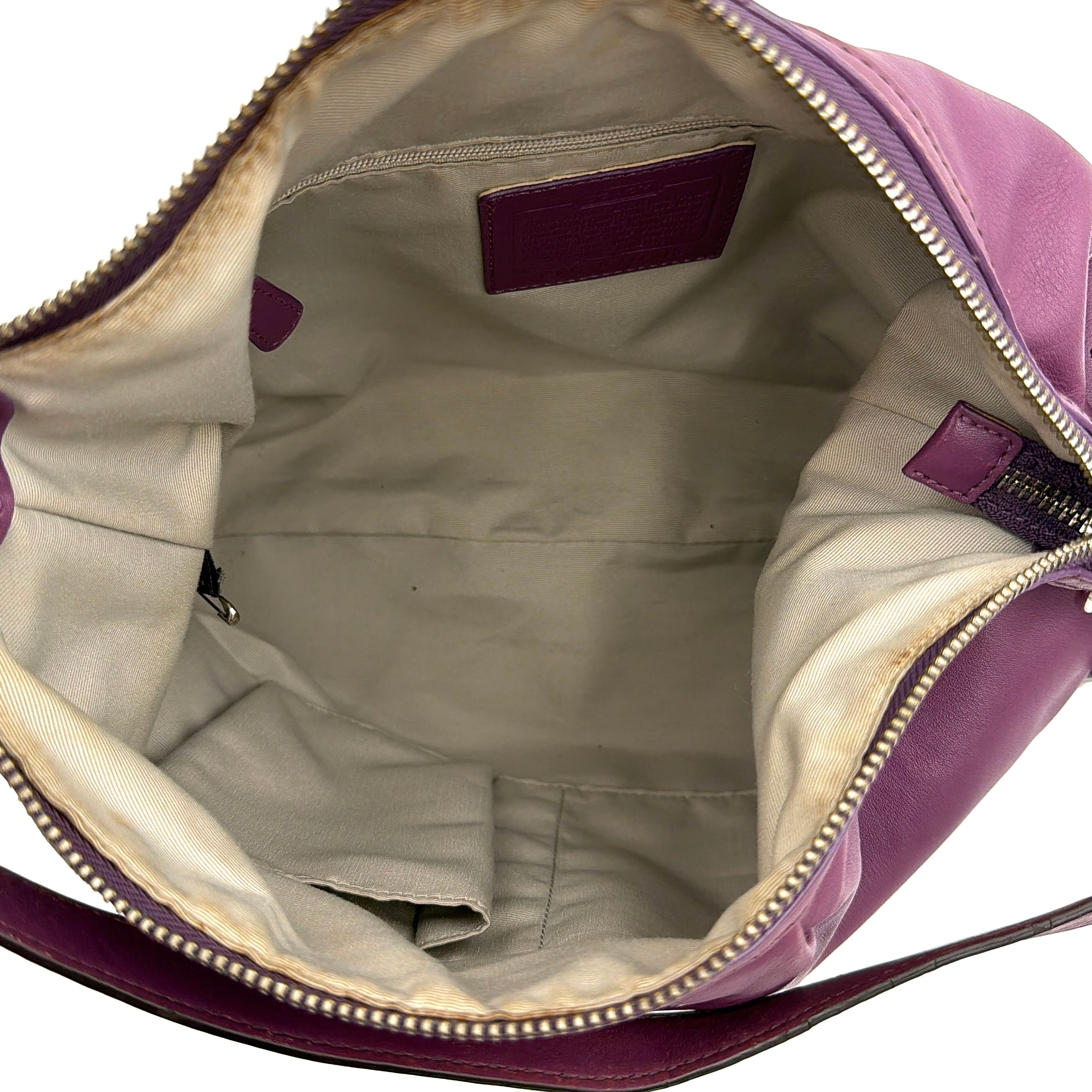 Coach 2Way Ashley Hobo Shoulder Bag Purple