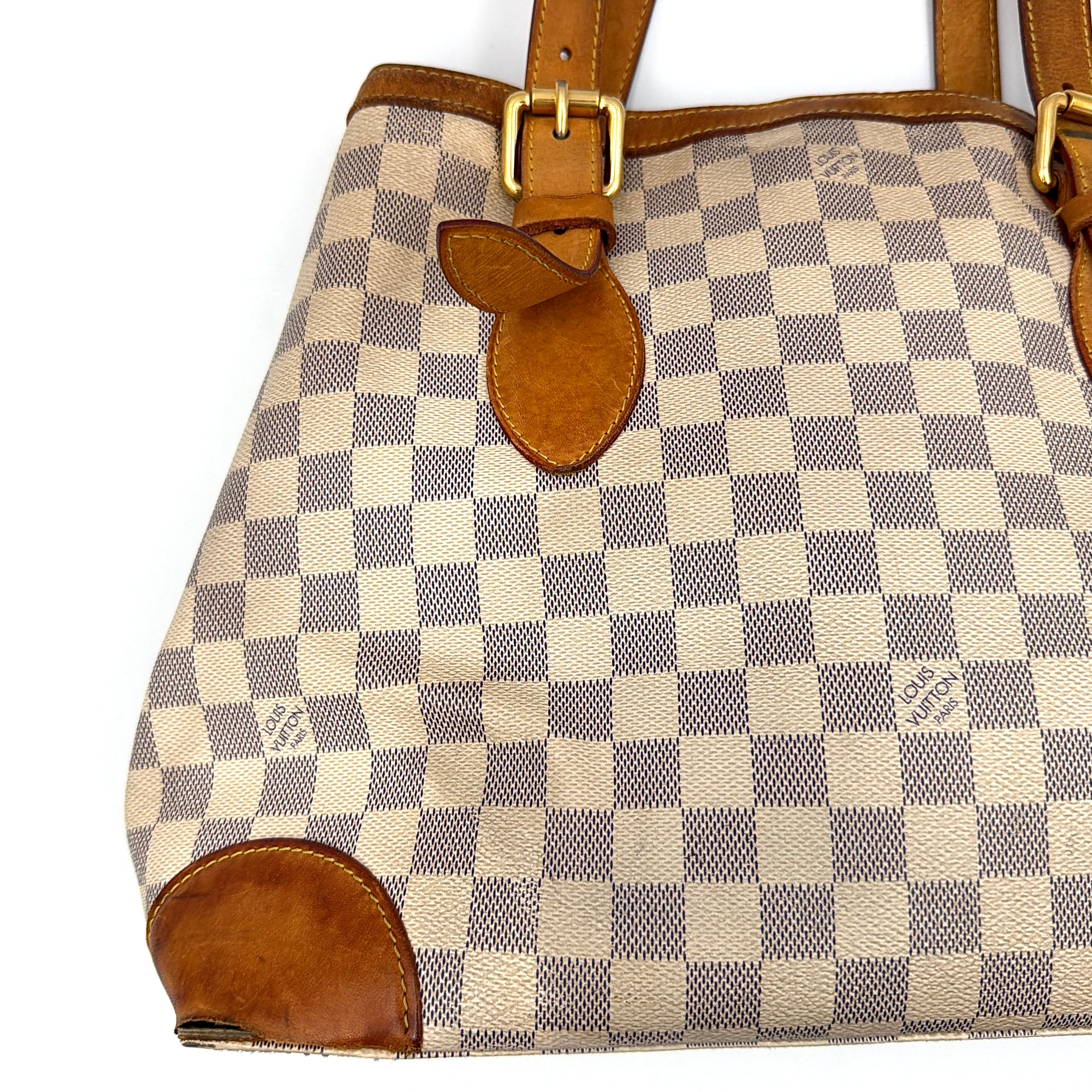 Louis Vuitton Damier Azur Hampstead MM Tote Bag