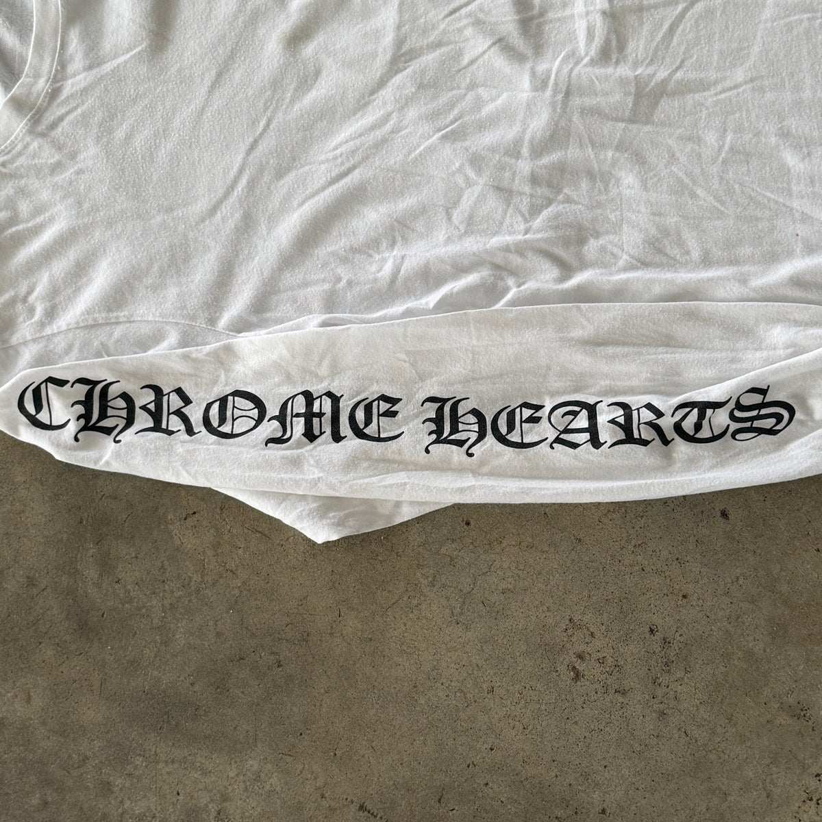 (S) Chrome Hearts 20th Anniversary Aoyama Long Sleeve White