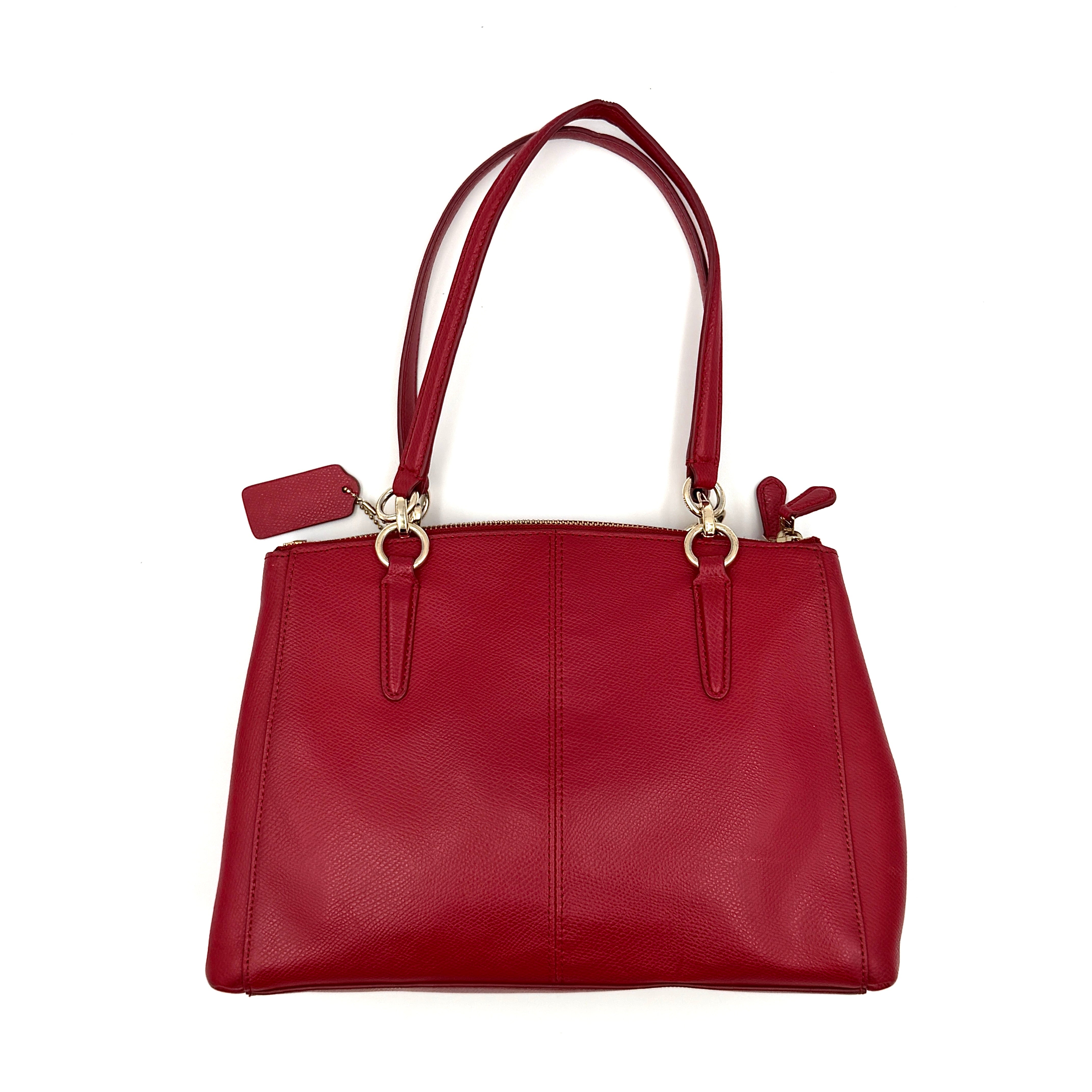 Coach 2Way Christie Carryall Handbag Red