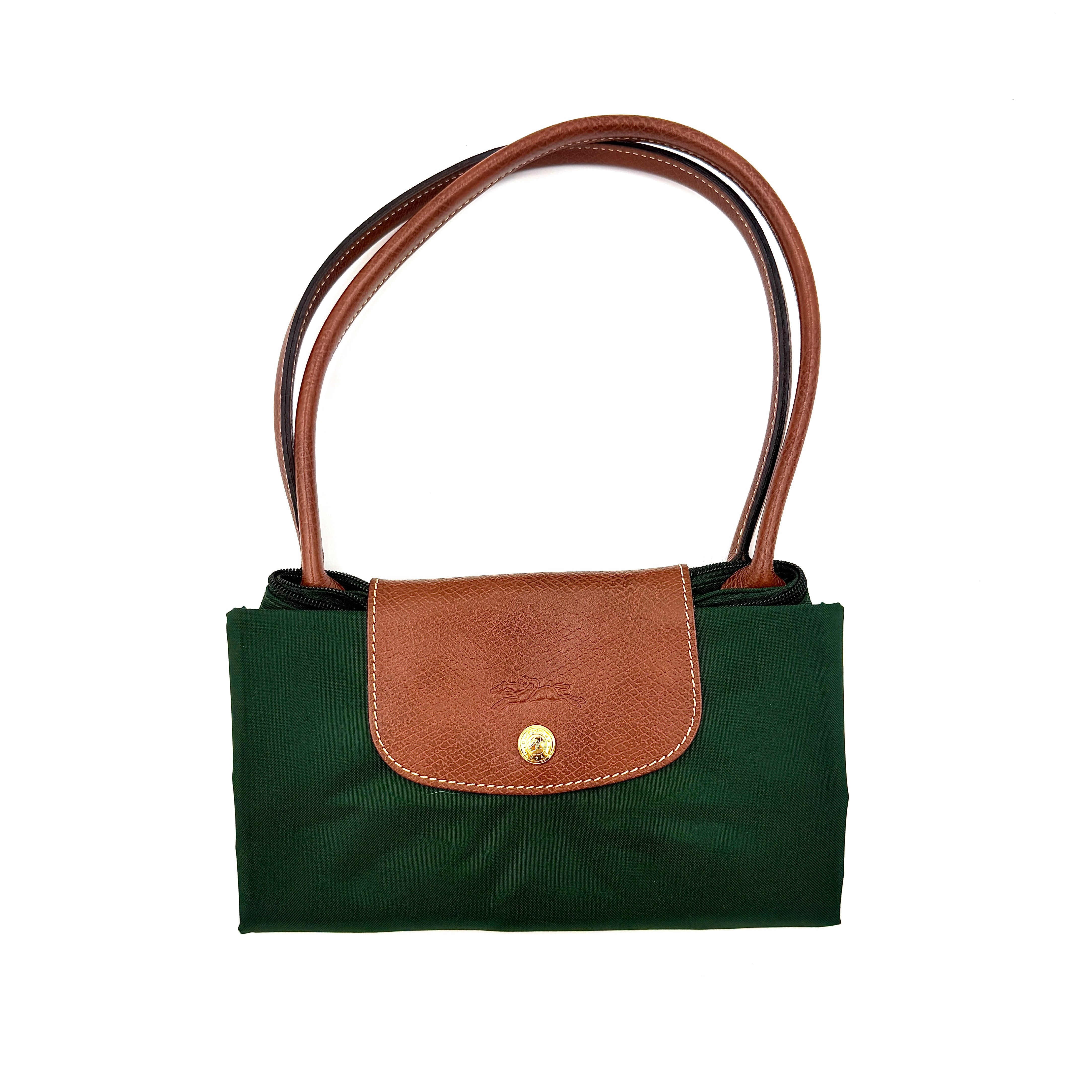 Longchamp Le Pliage Original Tote Bag Green/Brown