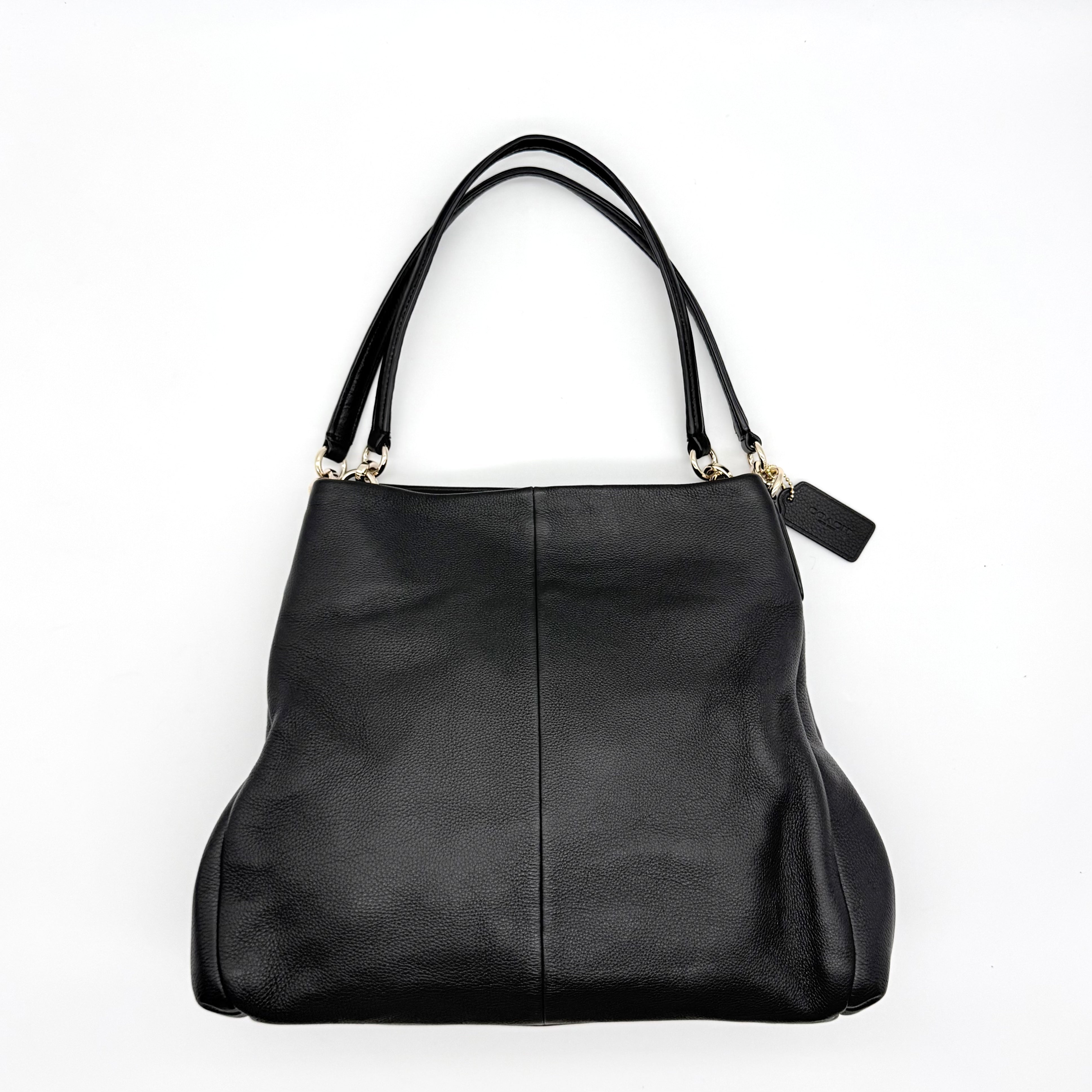 Coach Madison Phoebe Shoulder Bag Black