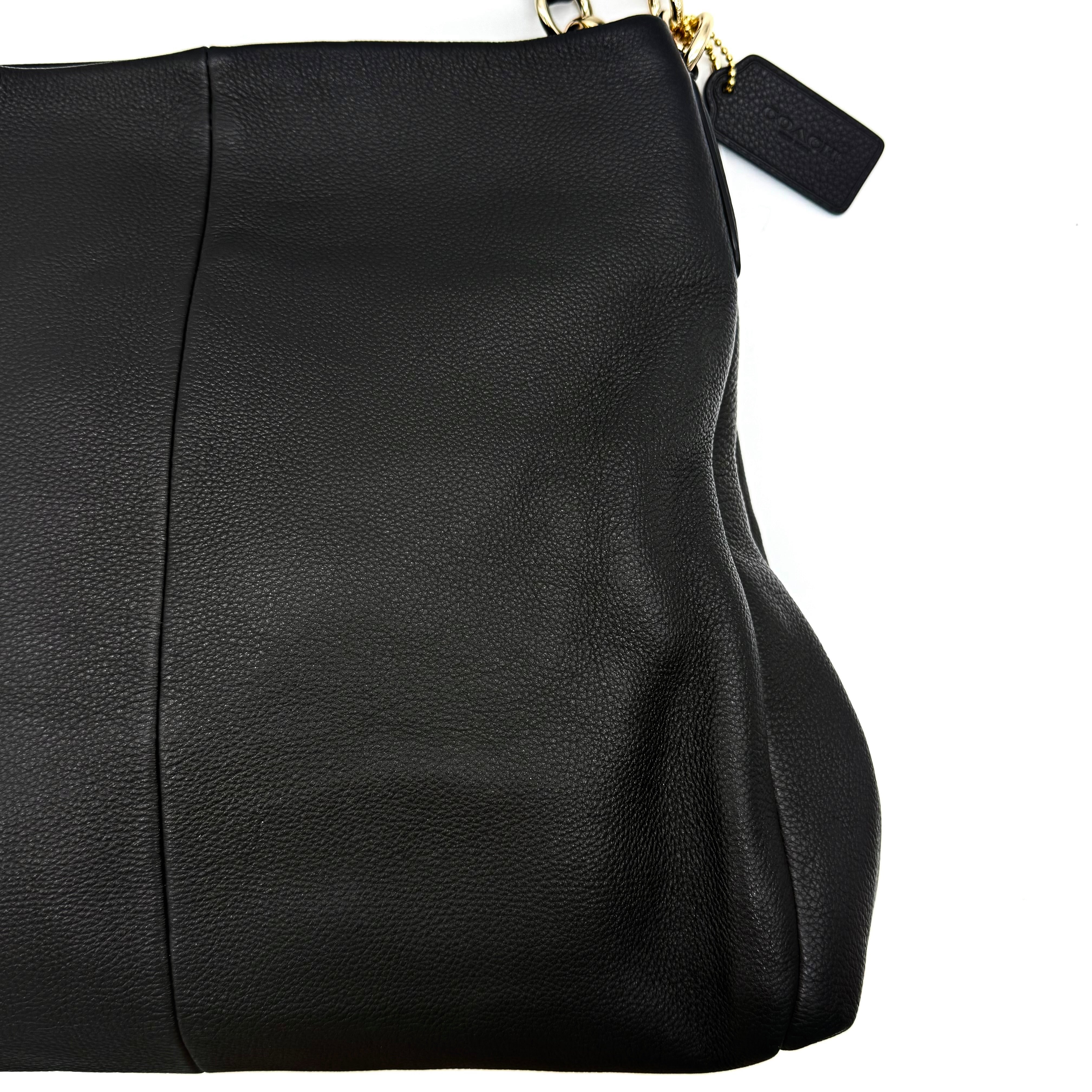 Coach Madison Phoebe Shoulder Bag Black