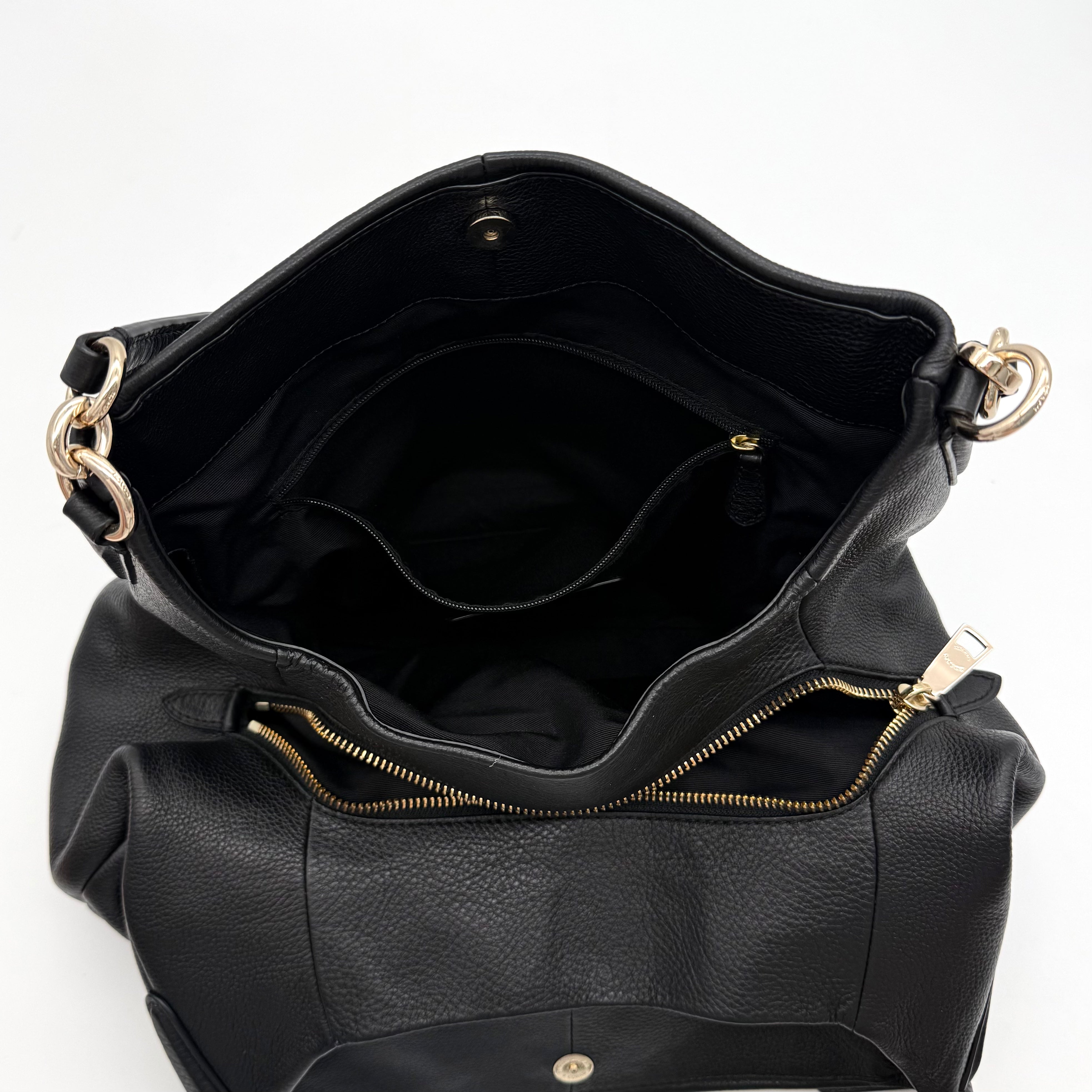 Coach Madison Phoebe Shoulder Bag Black