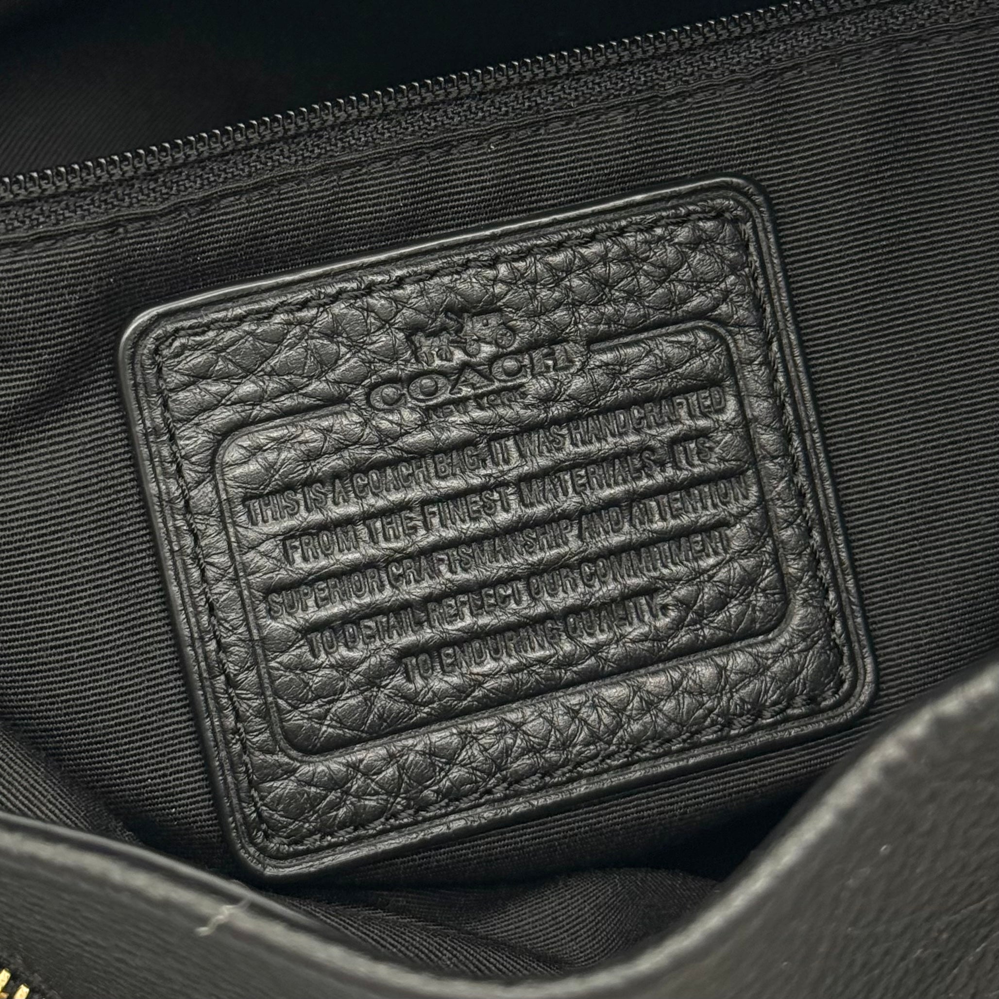 Coach Madison Phoebe Shoulder Bag Black
