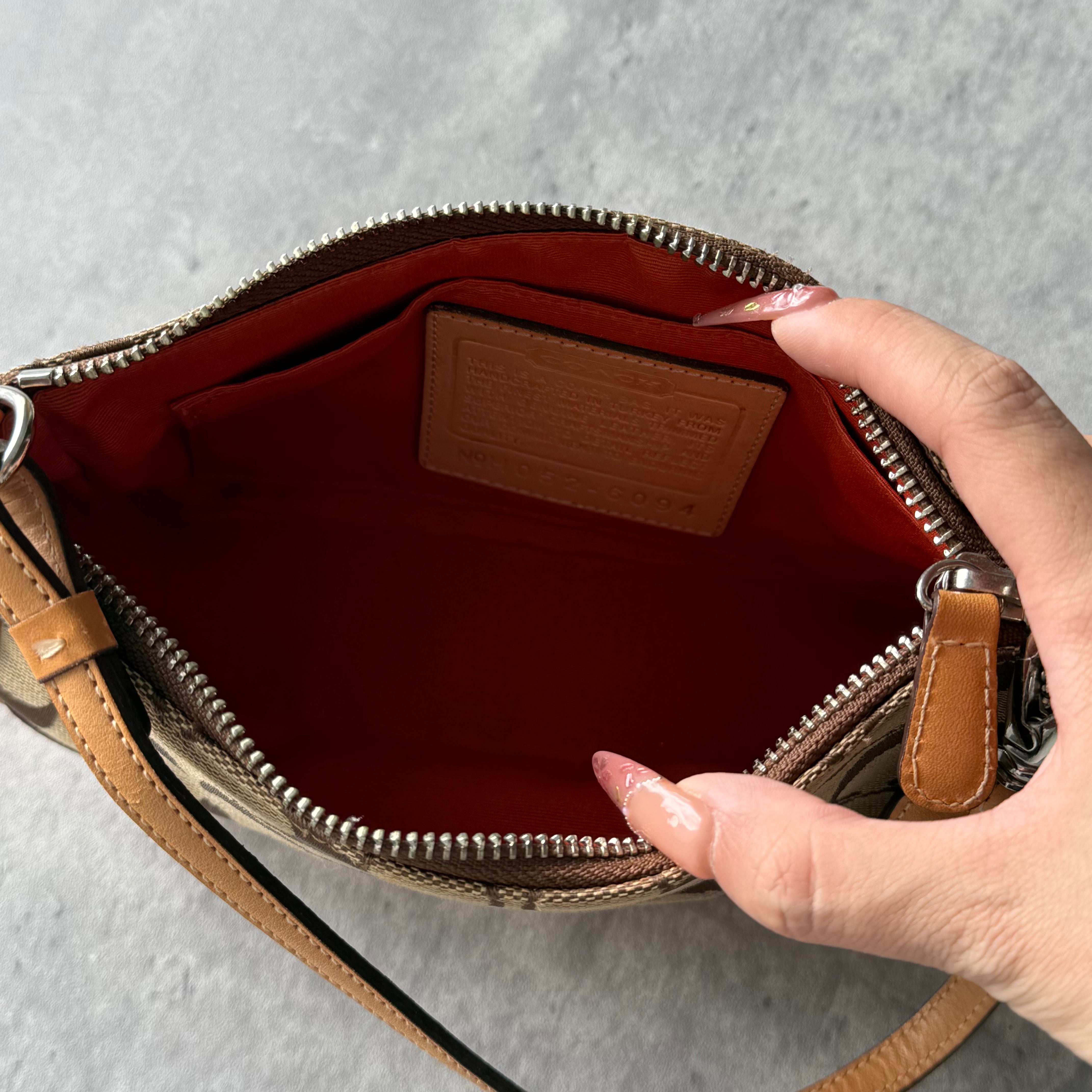 Coach Y2K Demi Shoulder Bag Tan