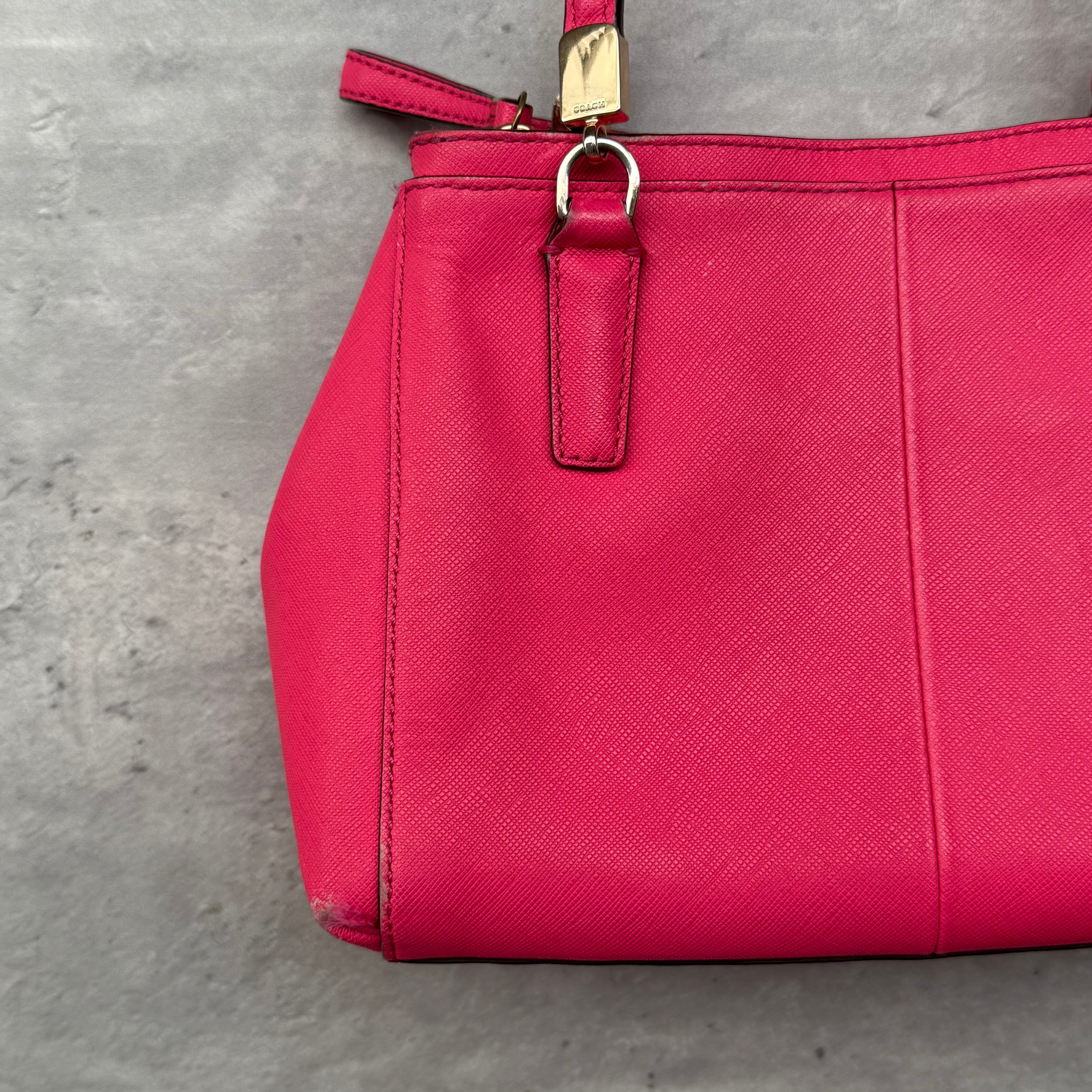 Coach 2Way Mini Christie Carryall HandBag Pink