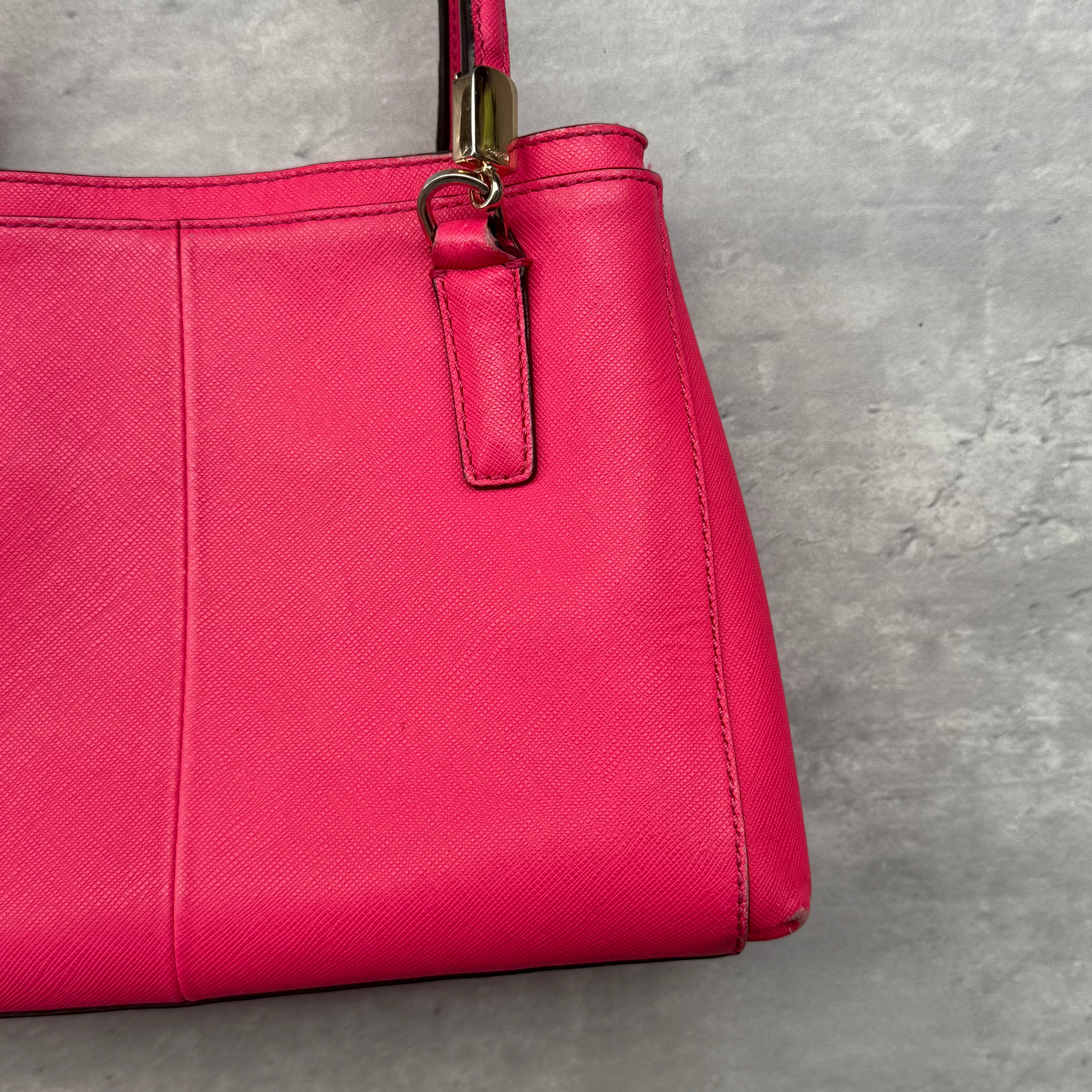 Coach 2Way Mini Christie Carryall HandBag Pink