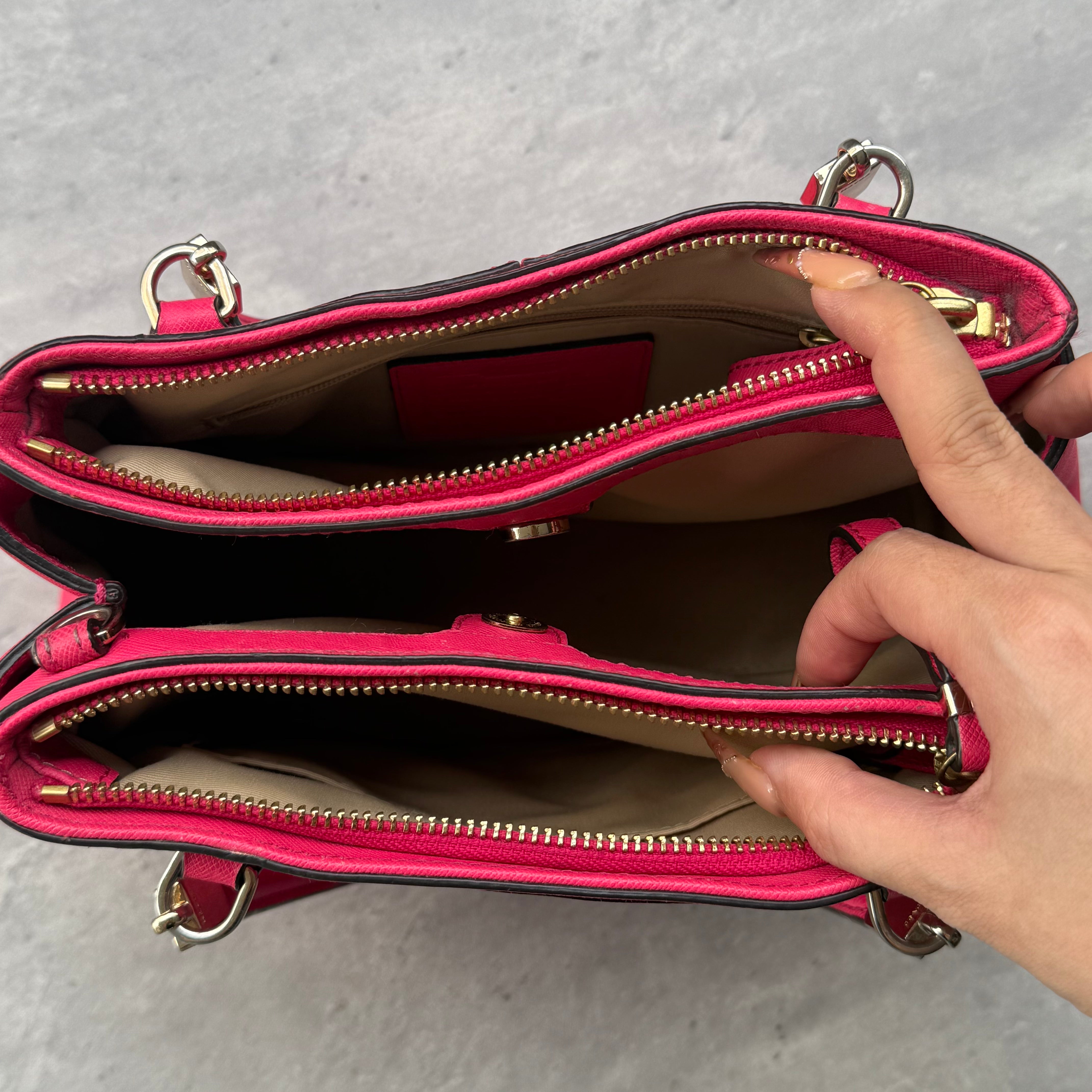 Coach 2Way Mini Christie Carryall HandBag Pink