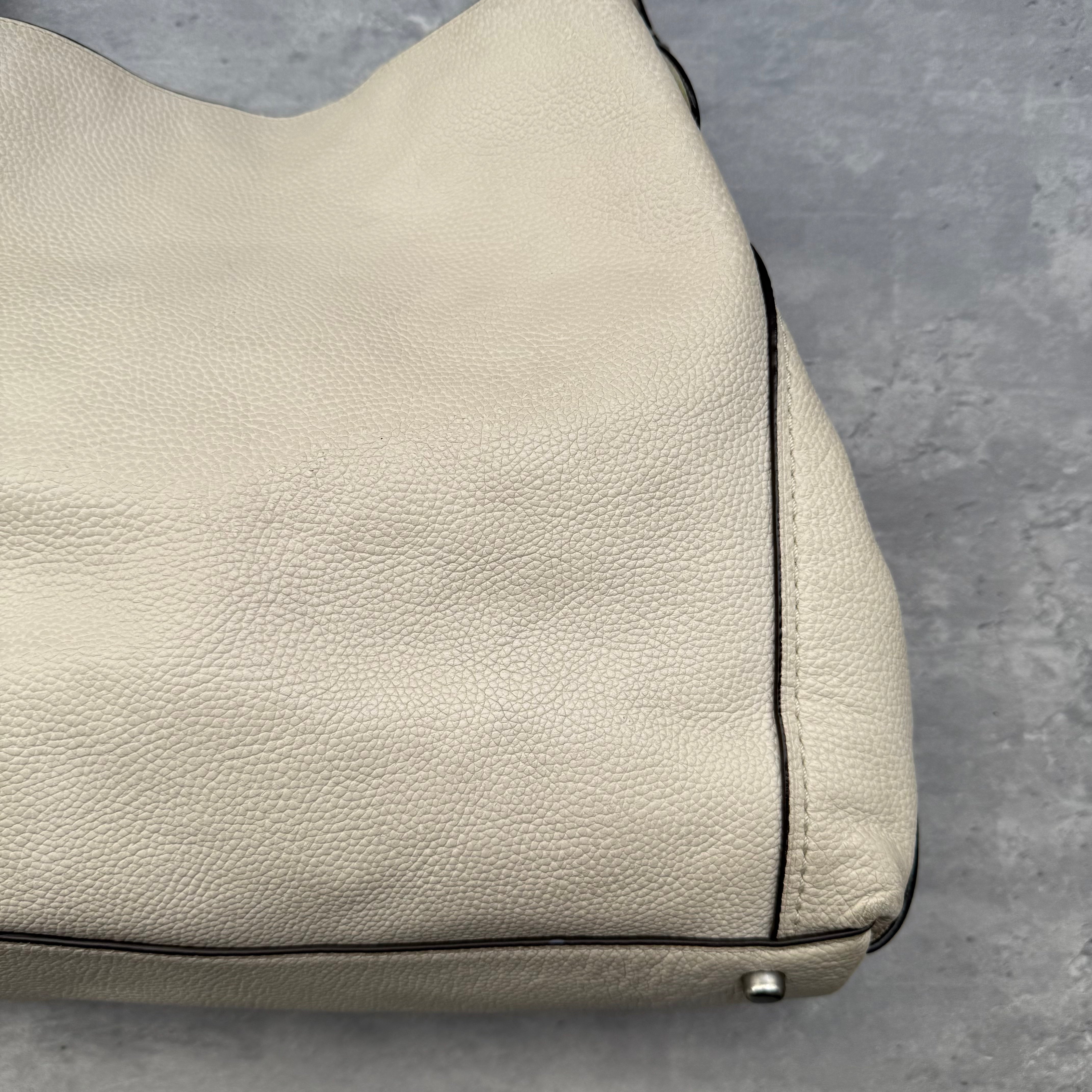 Coach Prairie Rivets Edie ShoulderBag White