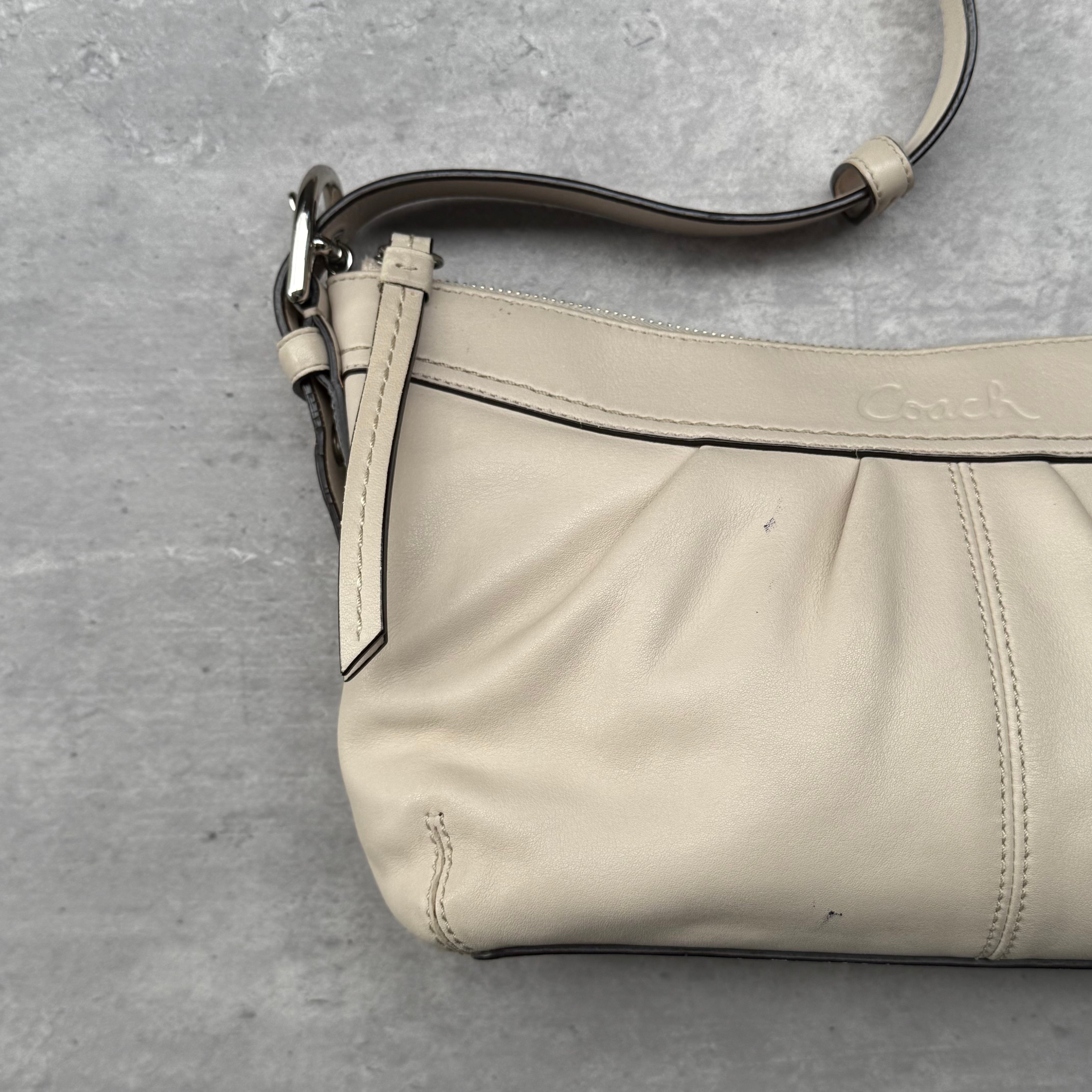 Coach 2Way Ashley Swingpack Crossbody Bag White