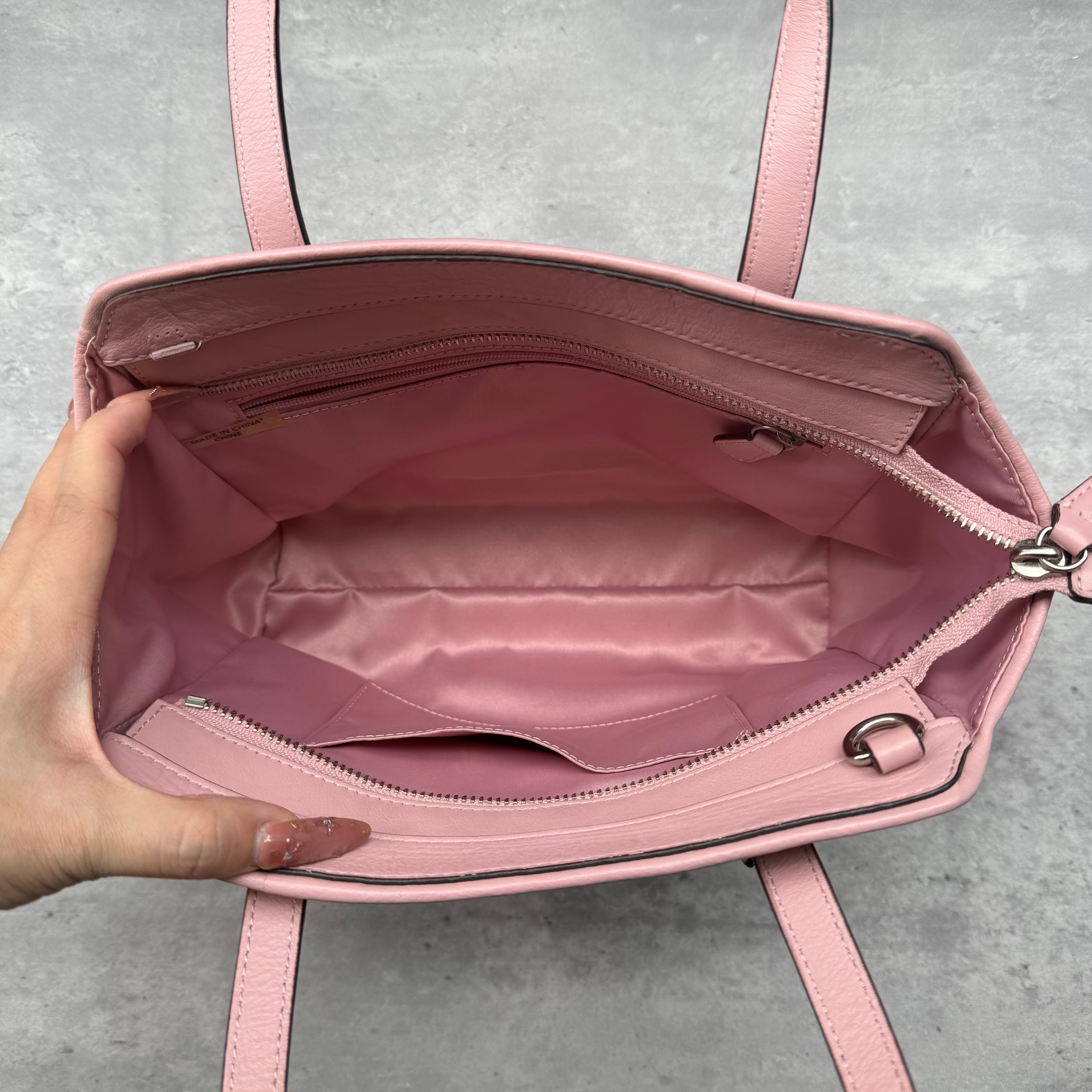 Coach 2Way Taylor Eyelet Bette Mini Tote Bag Pink