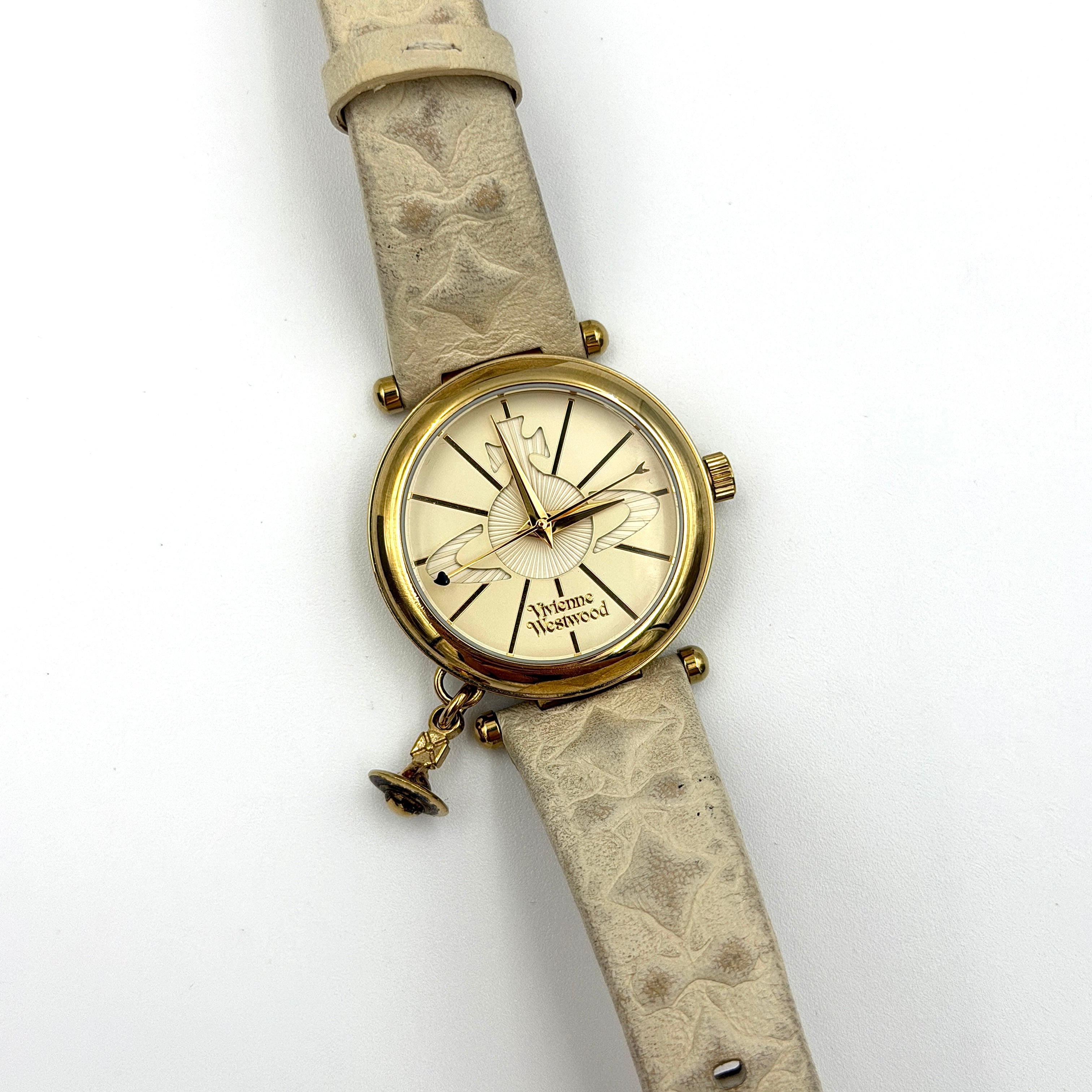 Vivienne Westwood Orb VV006WHWH Watch Gold/Beige