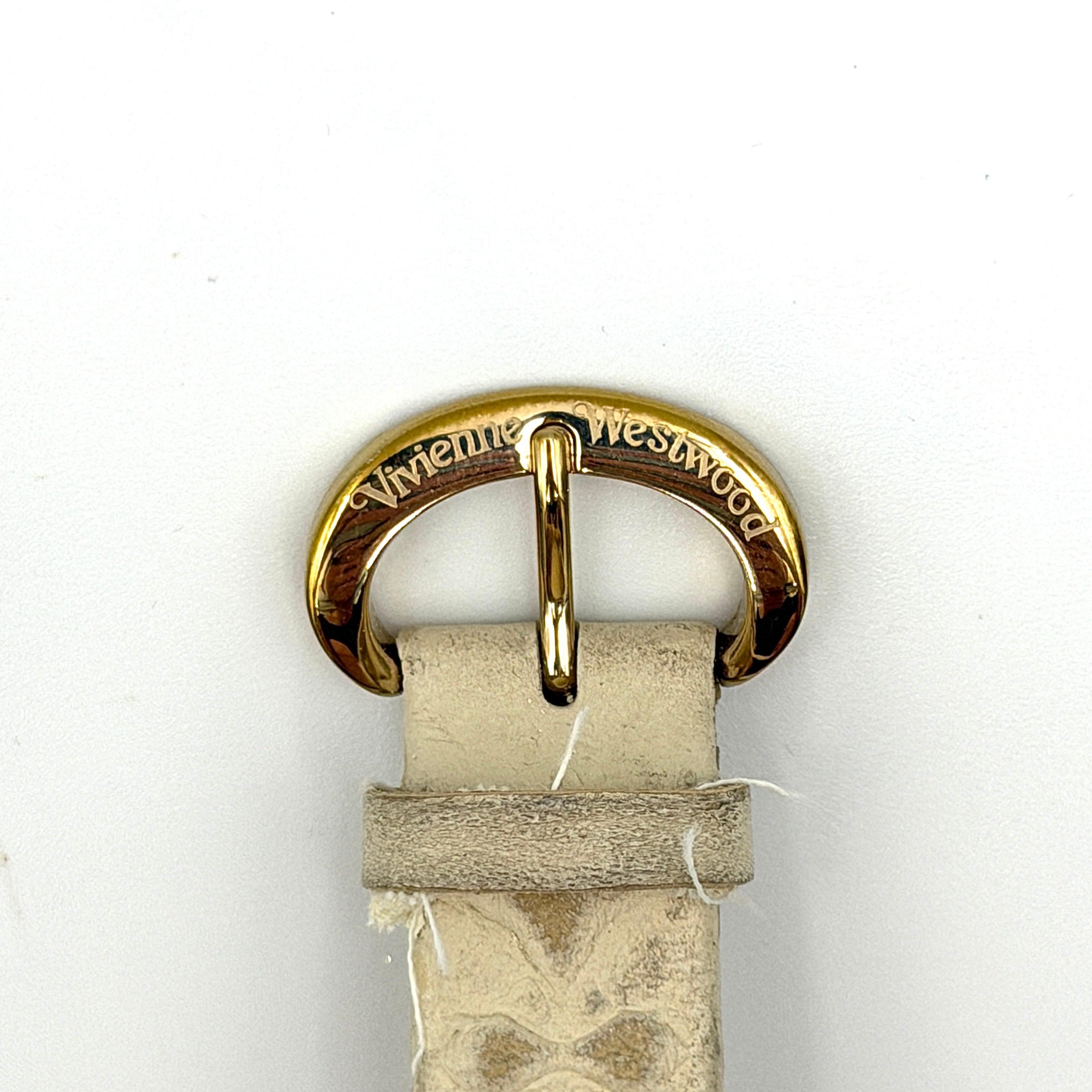 Vivienne Westwood Orb VV006WHWH Watch Gold/Beige