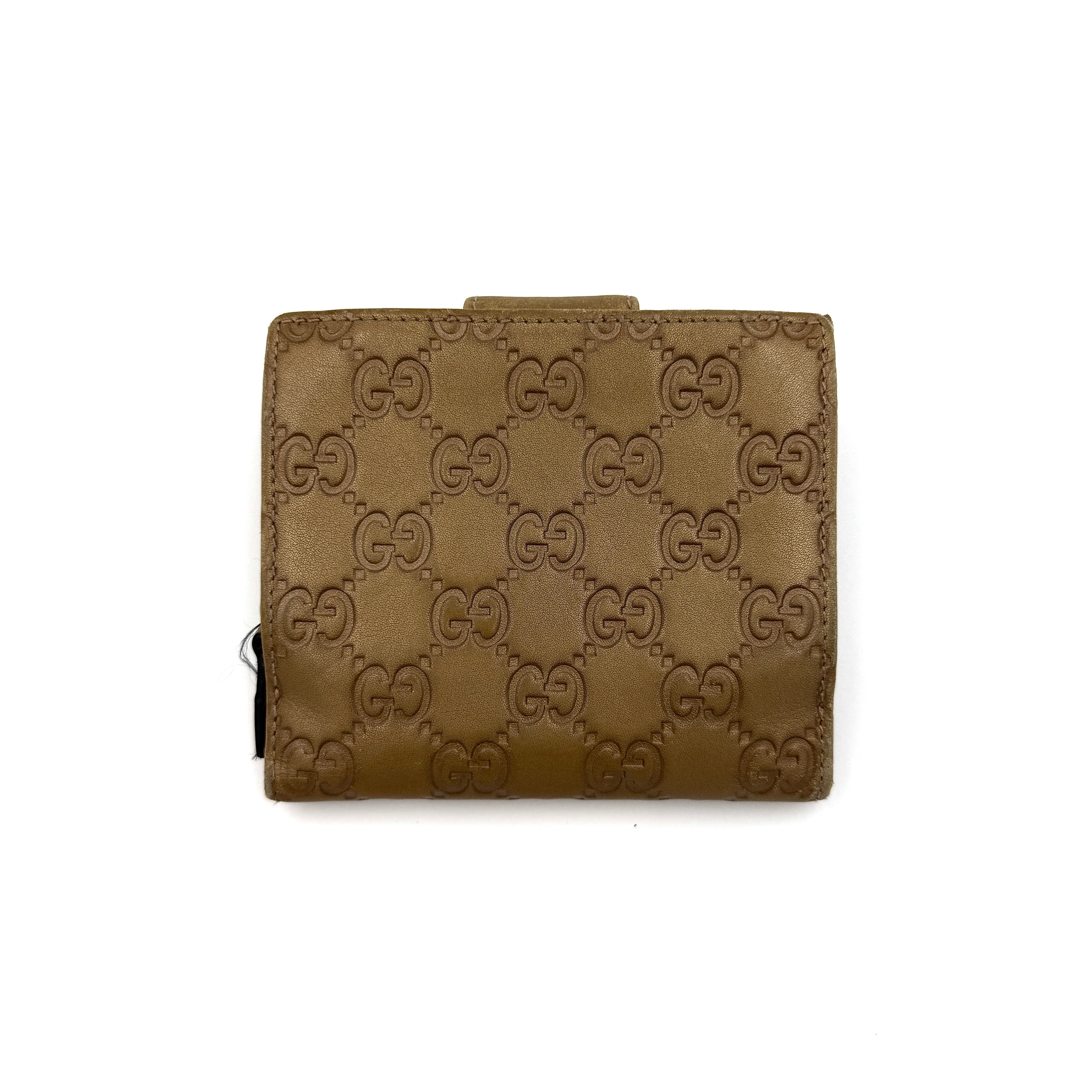 Gucci GG Guccissima D-Ring Wallet Brown