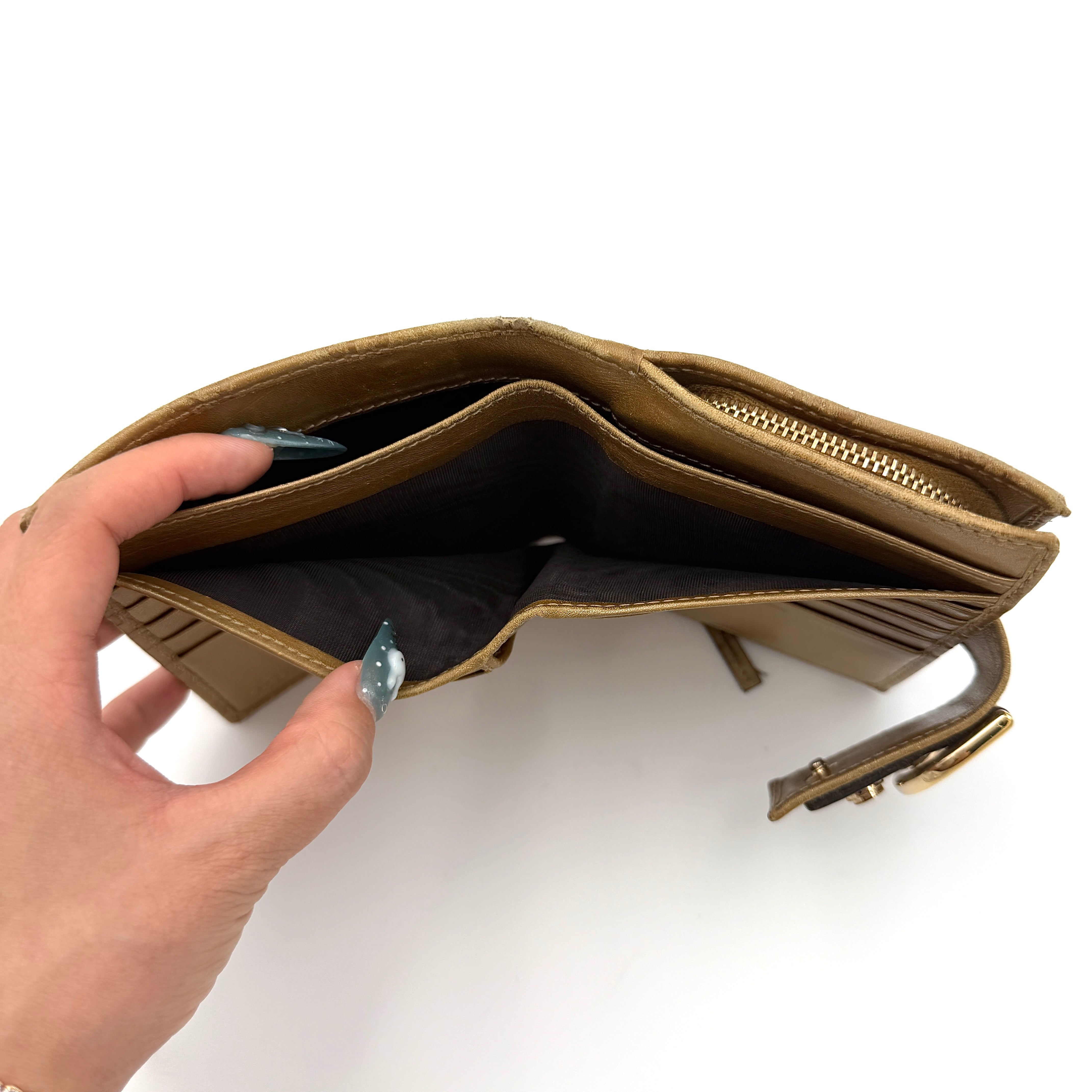 Gucci GG Guccissima D-Ring Wallet Brown