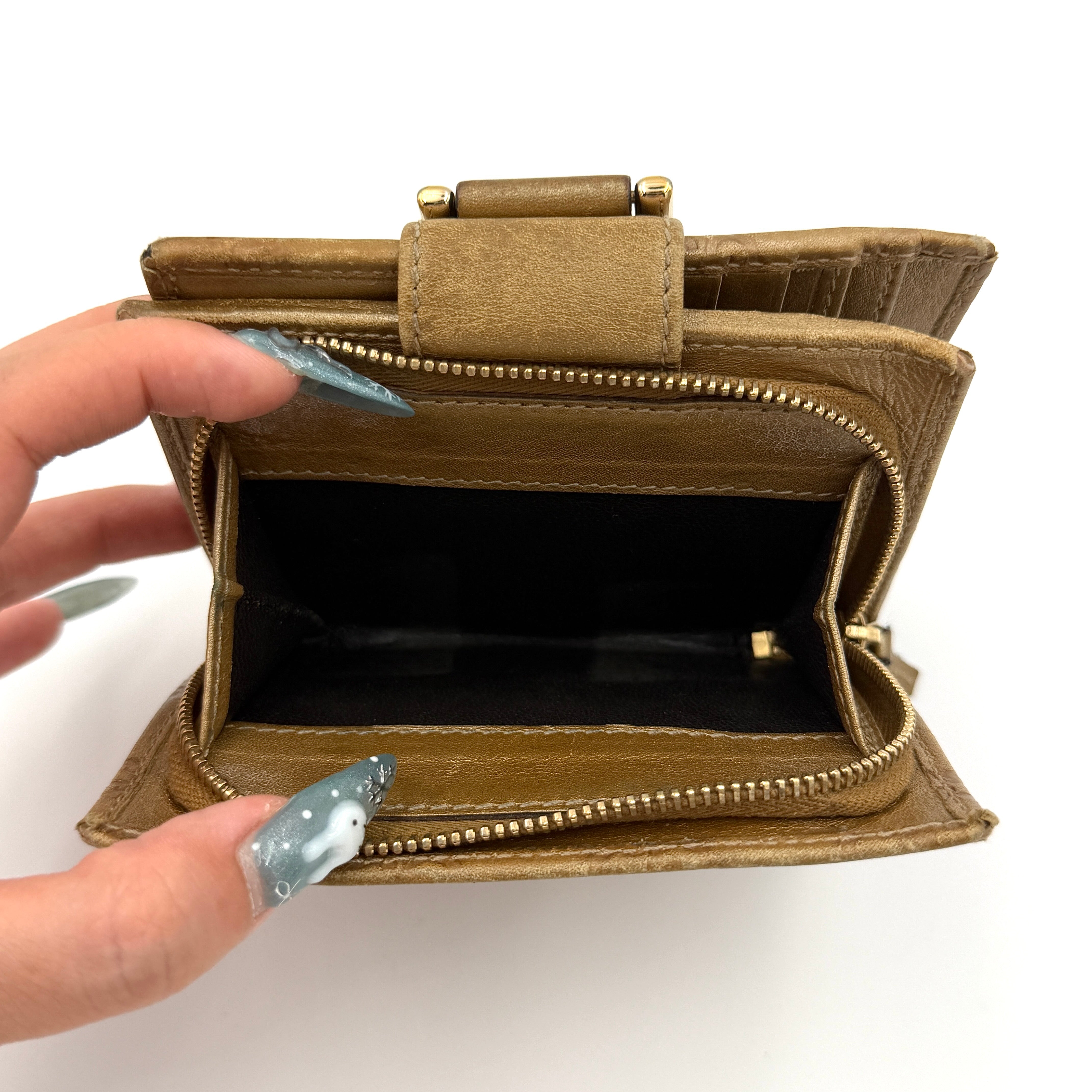 Gucci GG Guccissima D-Ring Wallet Brown