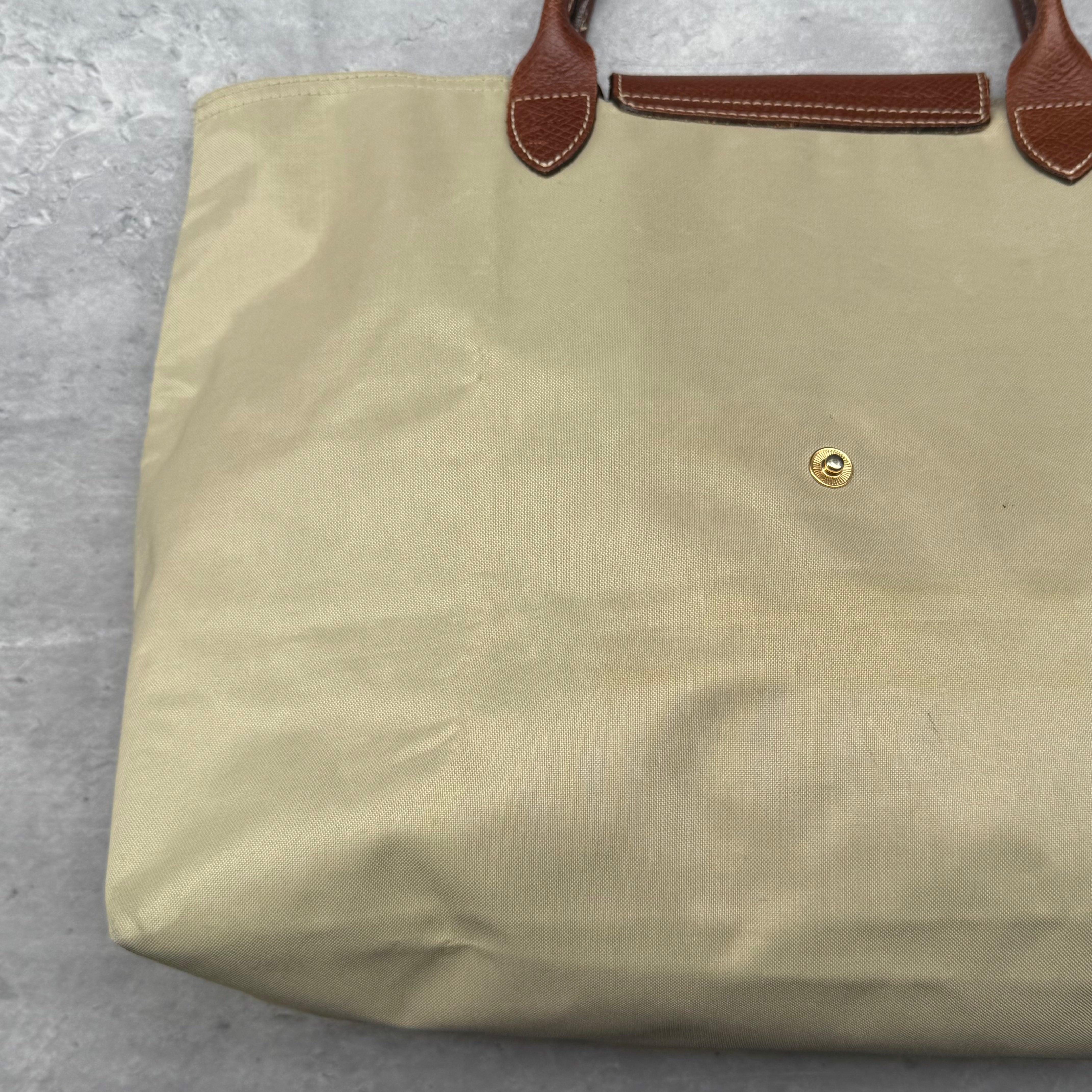 Longchamp Le Pliage Tote Bag Beige/Brown