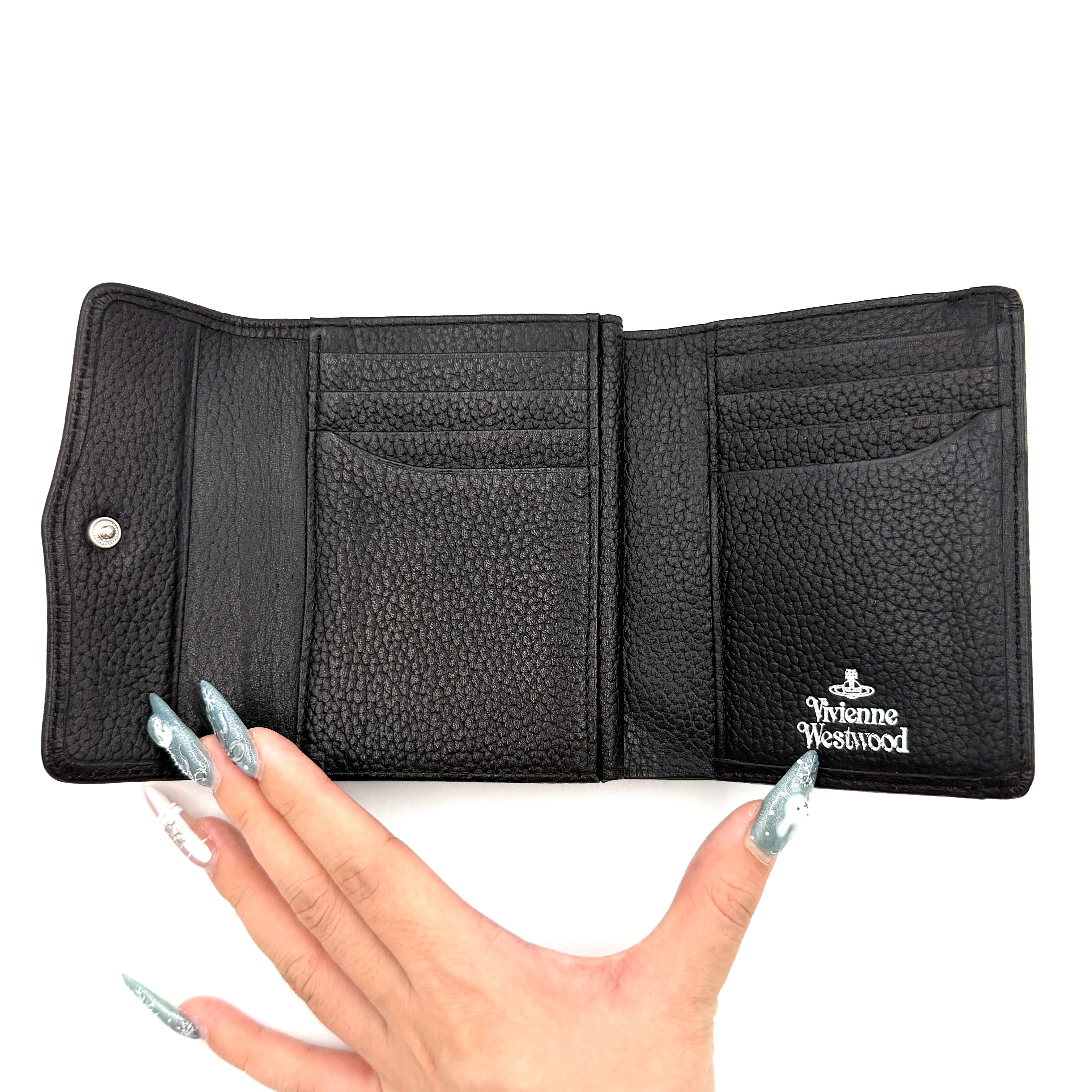 Vivienne Westwood Leopard Print Wallet Black/Beige