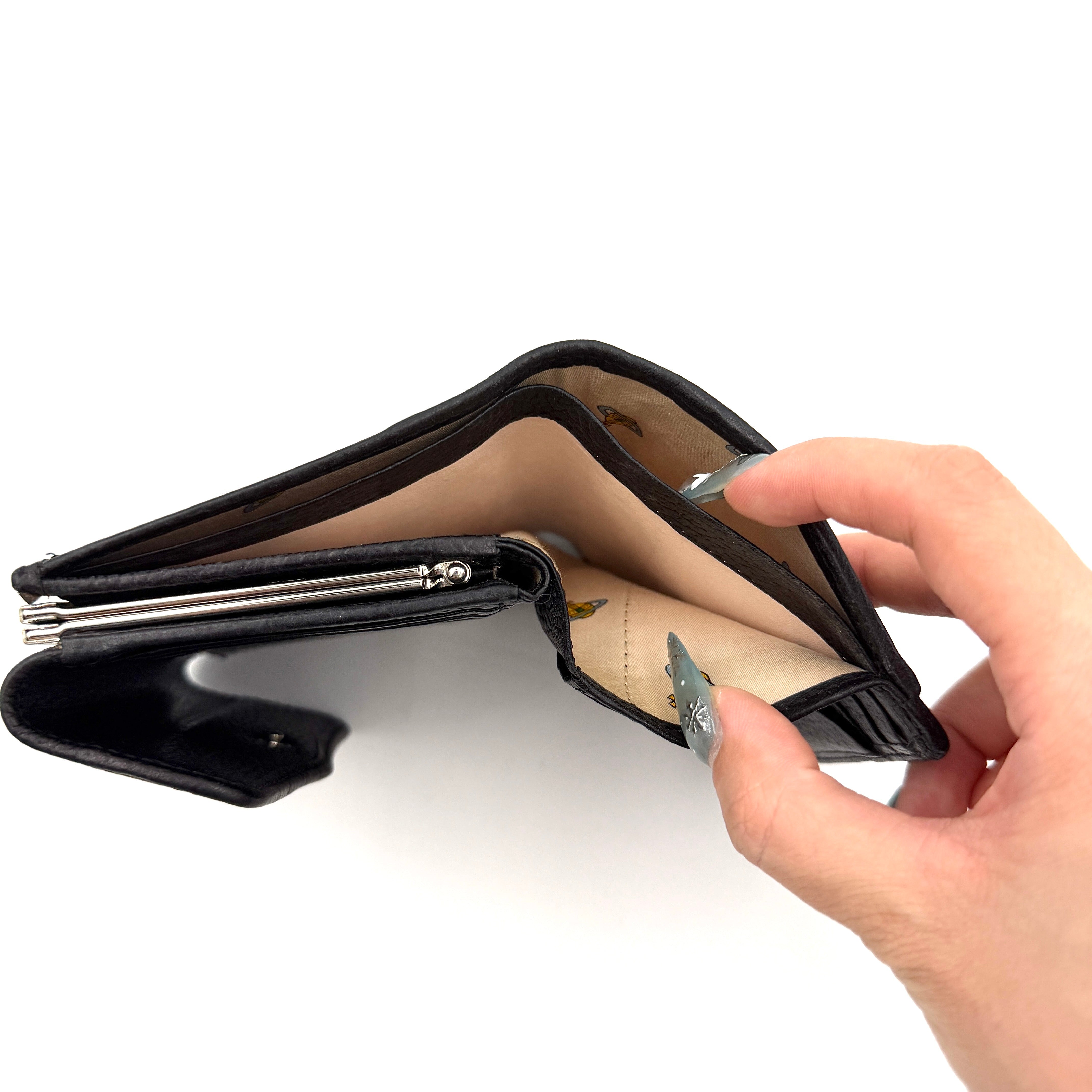 Vivienne Westwood Leopard Print Wallet Black/Beige