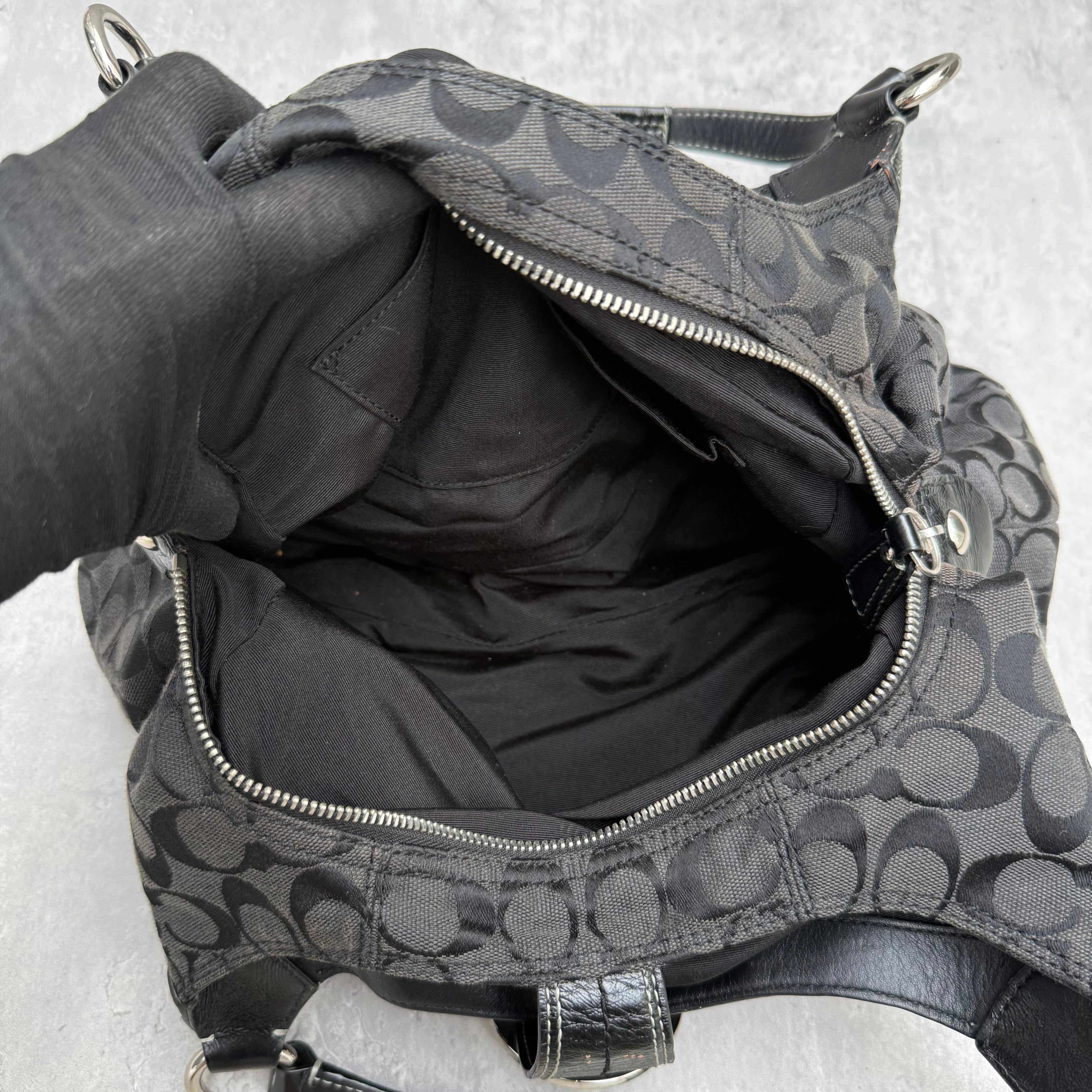 Coach Y2K Soho Hobo Buckle ShoulderBag Black