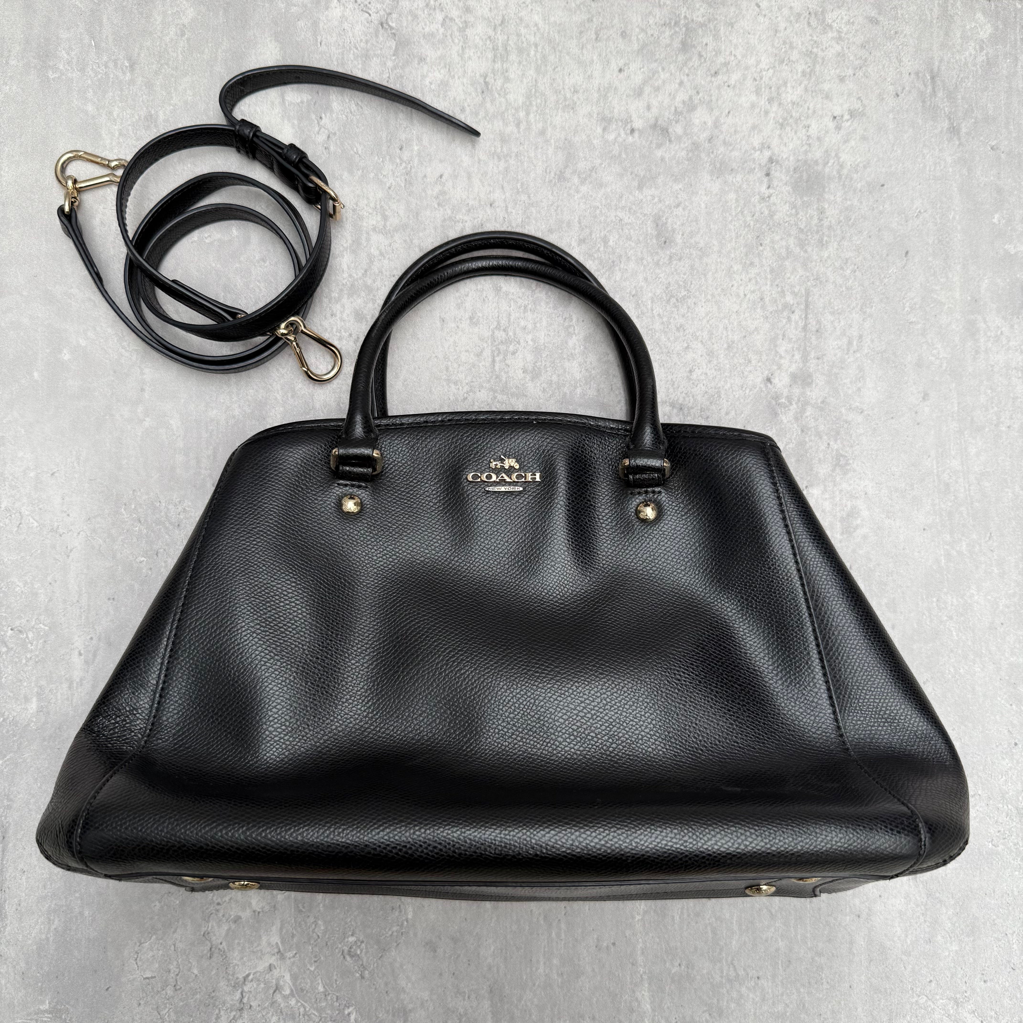 Coach Margot Carryall HandBag Black