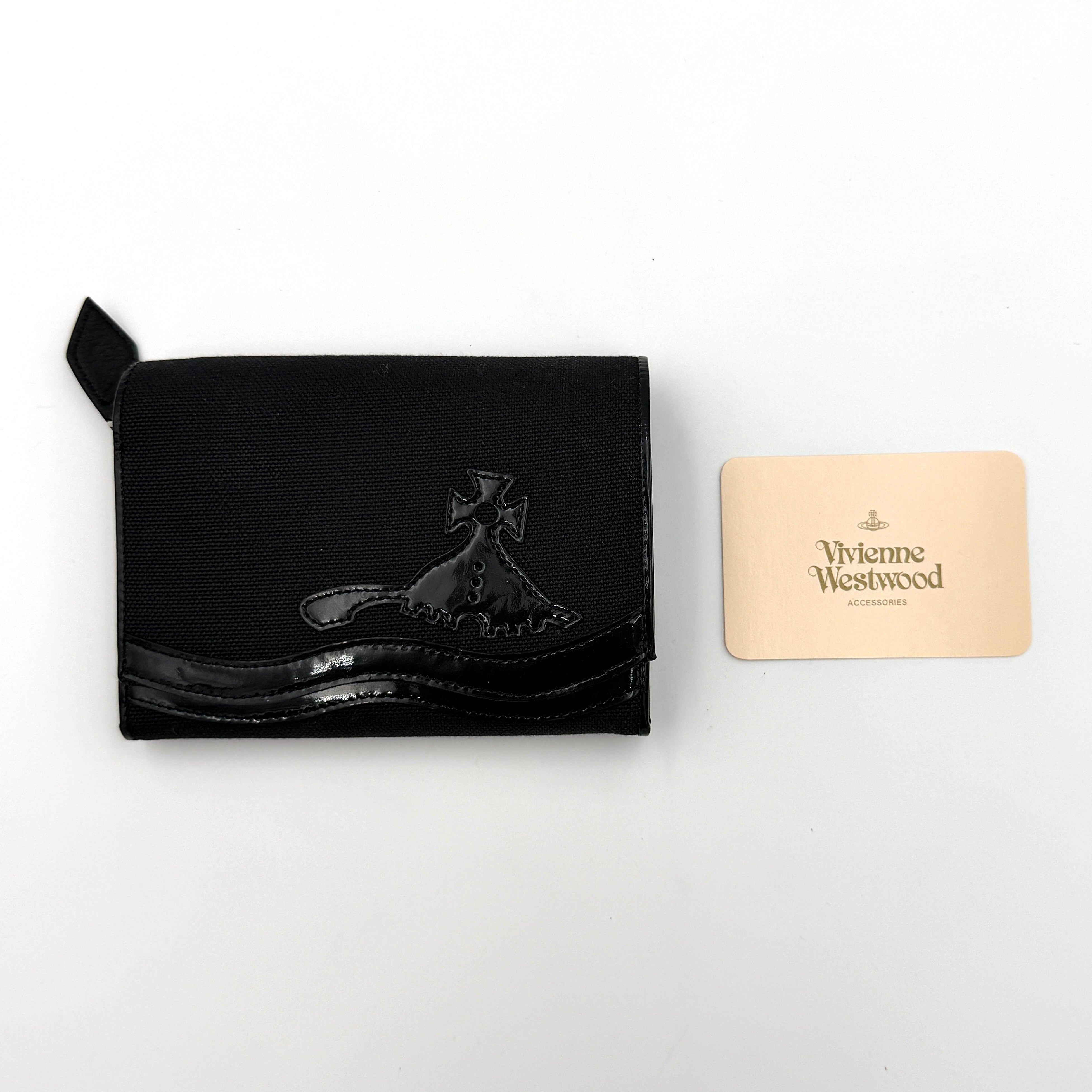 Vivienne Westwood Orb Compact Wallet Black