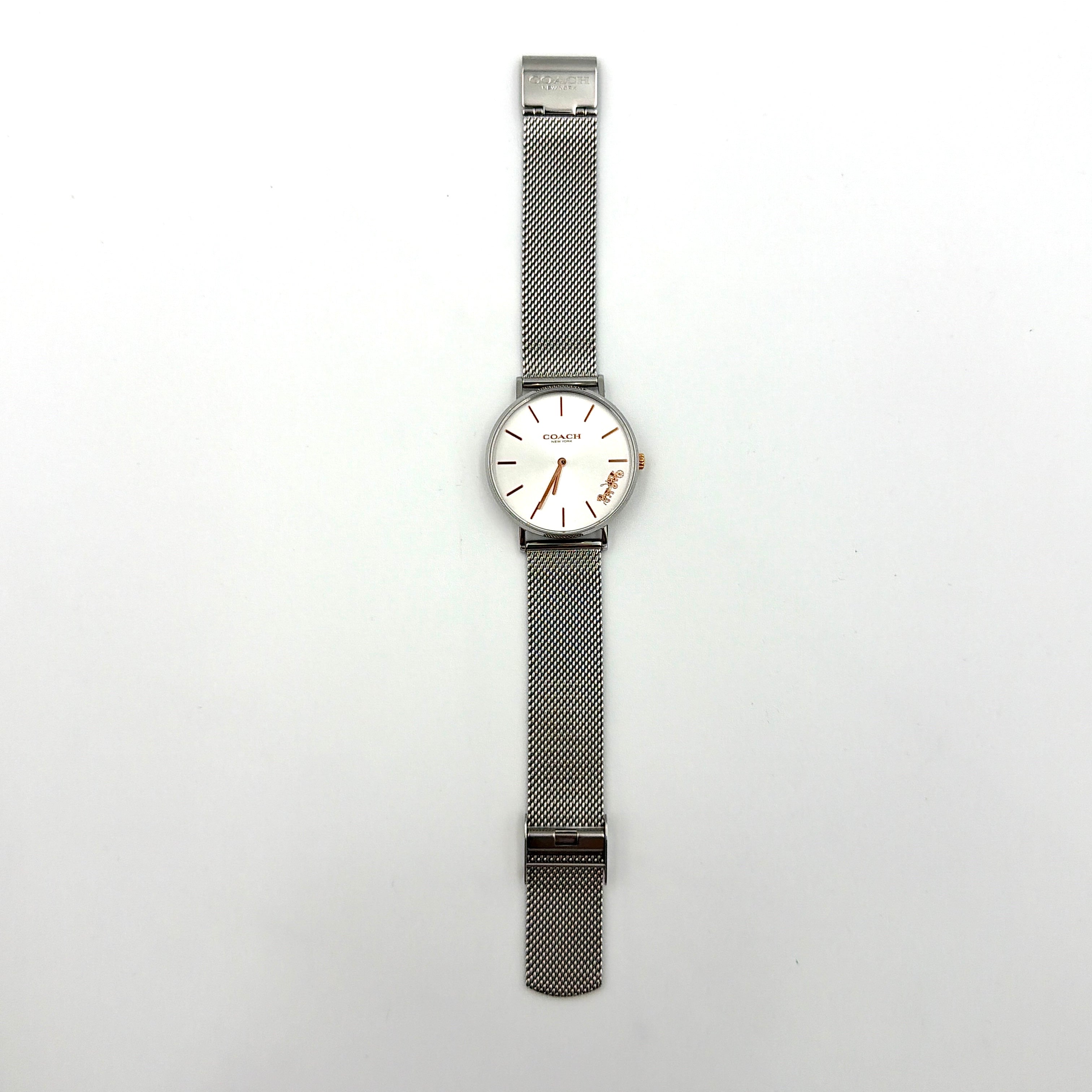 Coach Perry Silver Dial Stainless Steel Watch