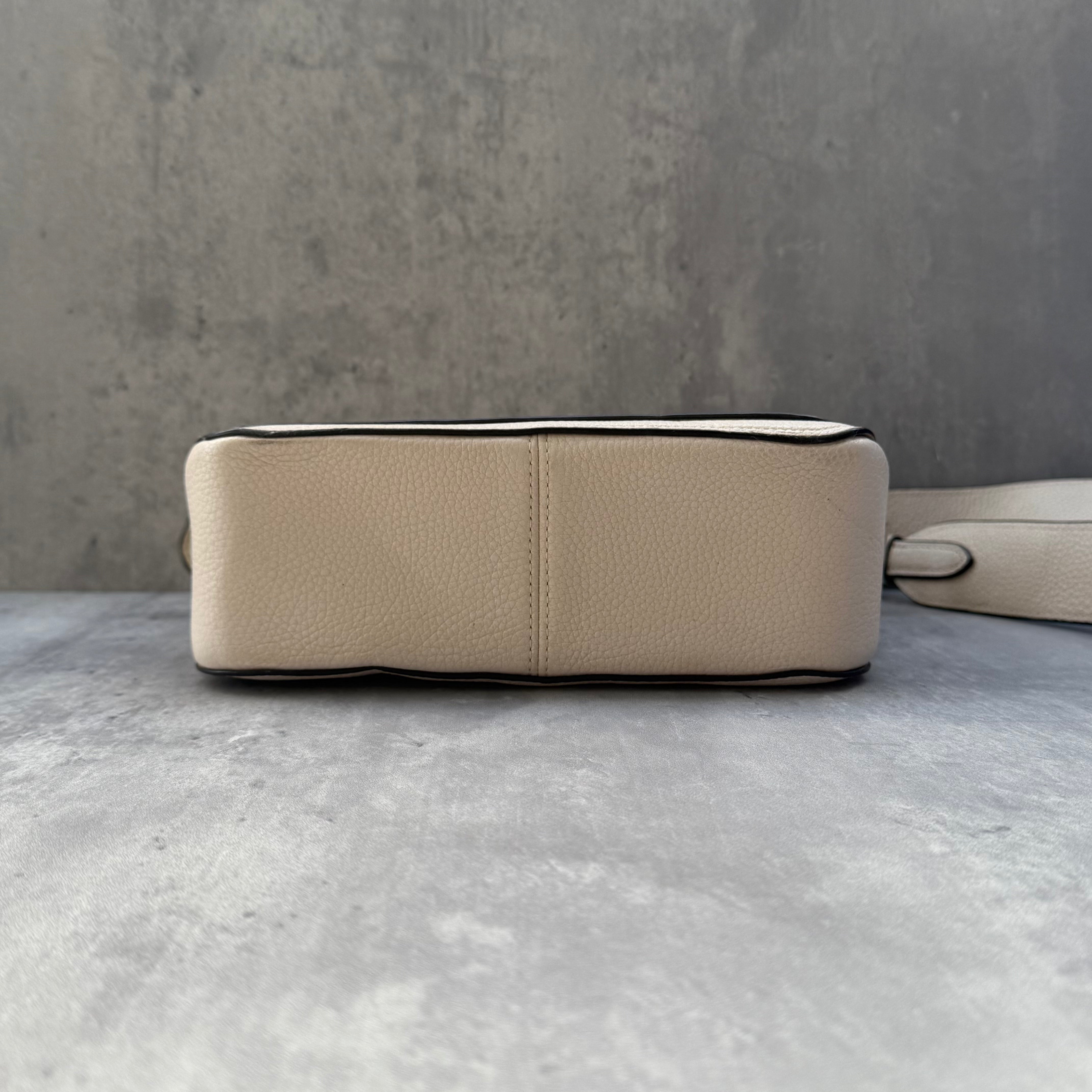 Coach Small Jes Messenger Crossbody Bag White