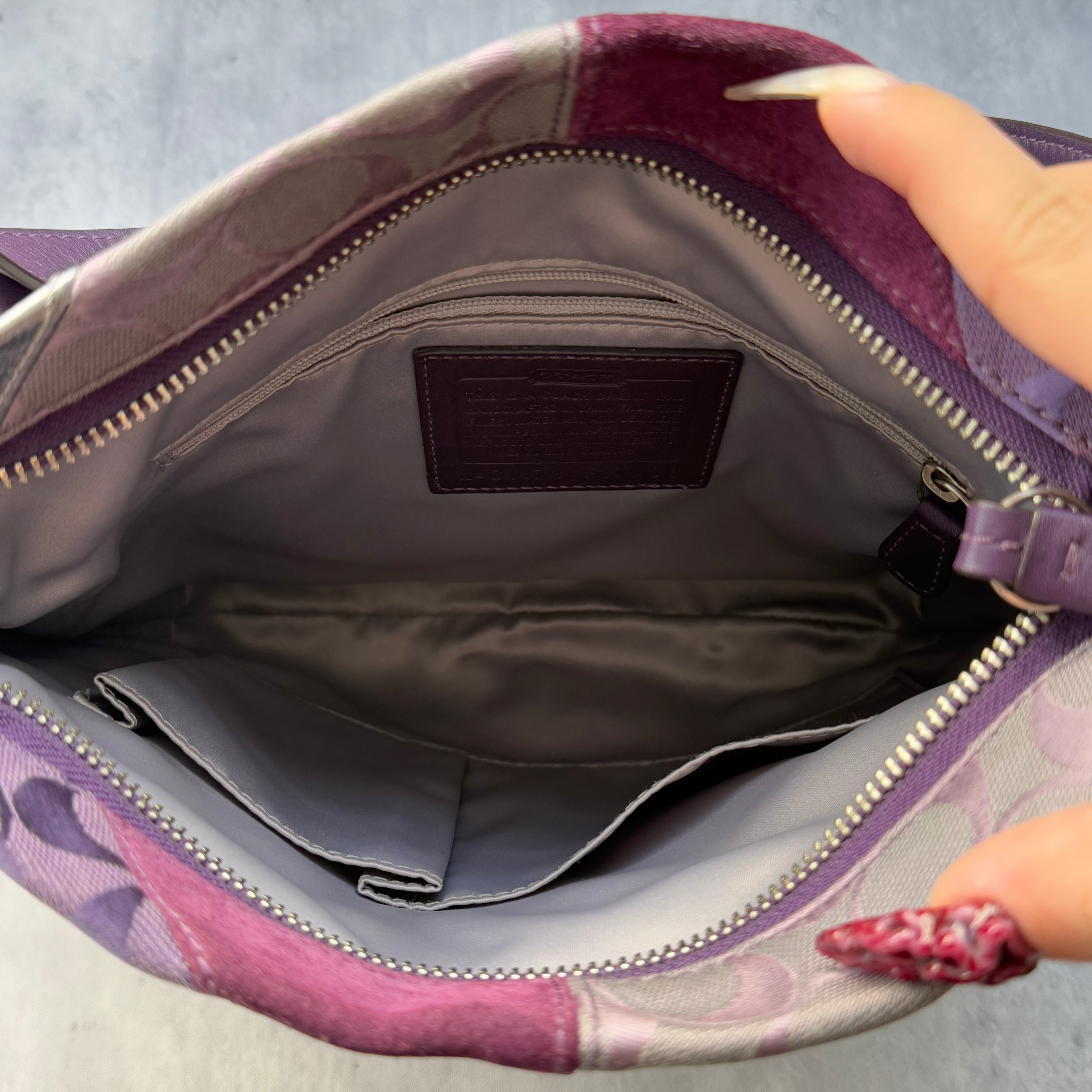 Coach 2Way Patchwork ShoulderBag Multicolor