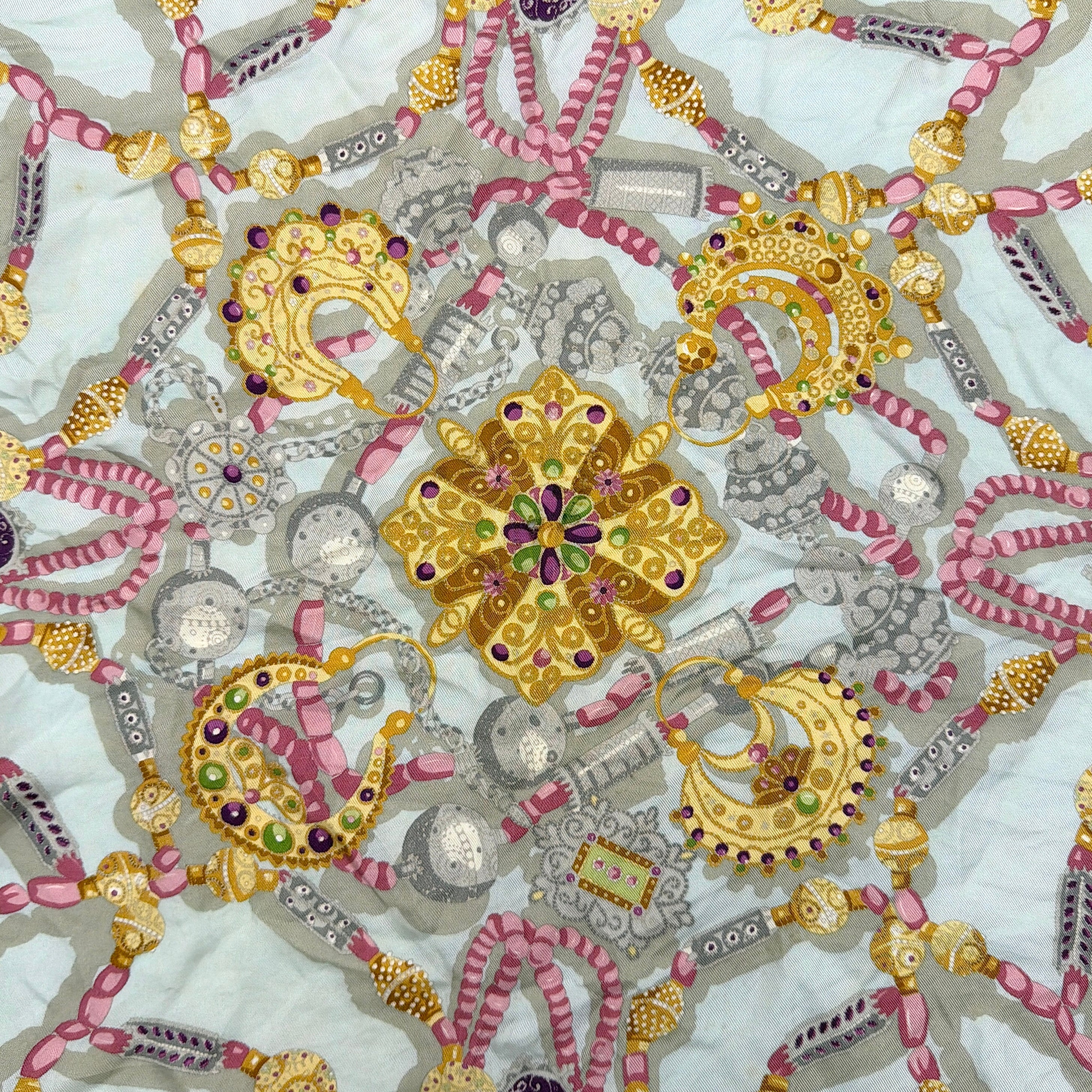 Loewe Jewel Silk Scarf Multicolor