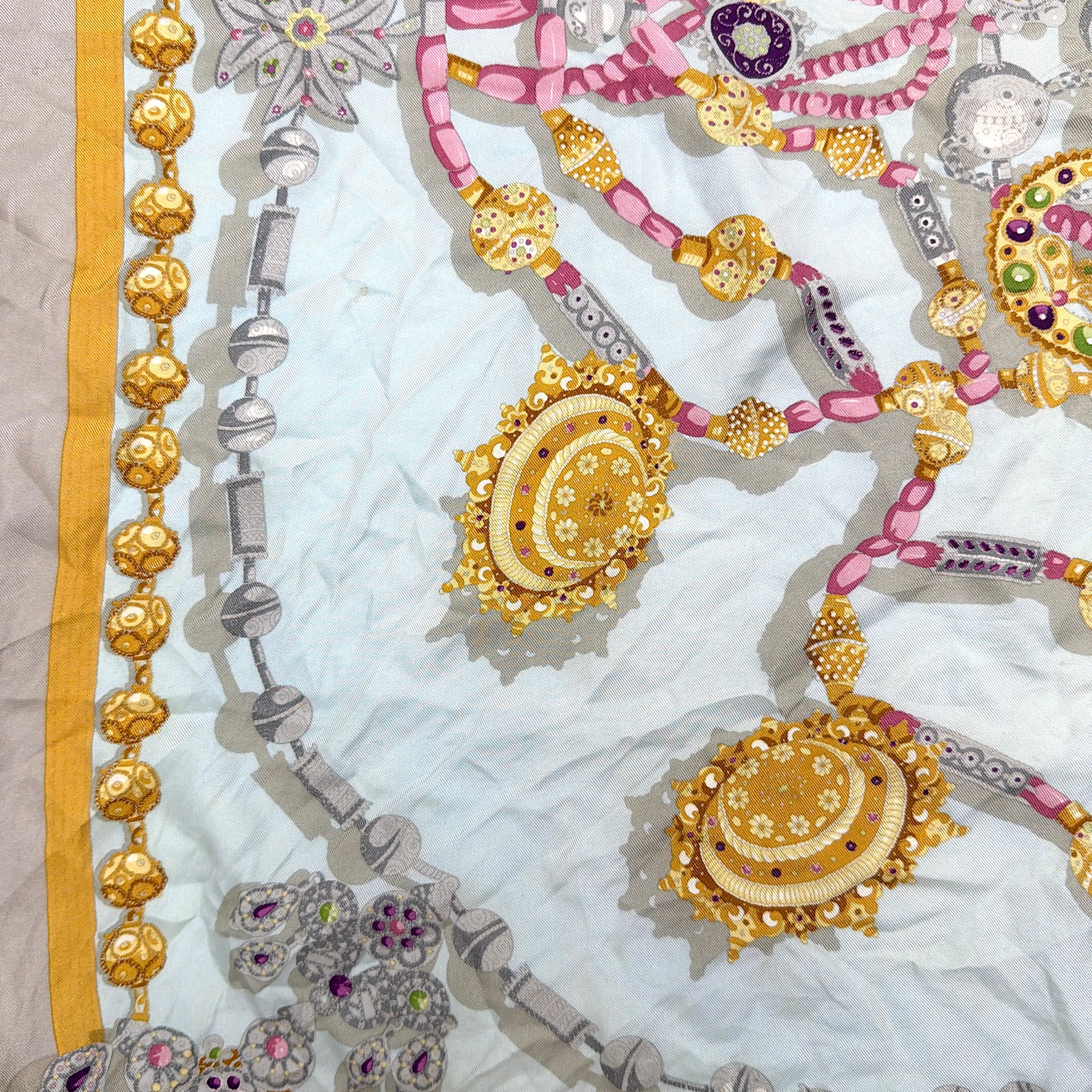 Loewe Jewel Silk Scarf Multicolor