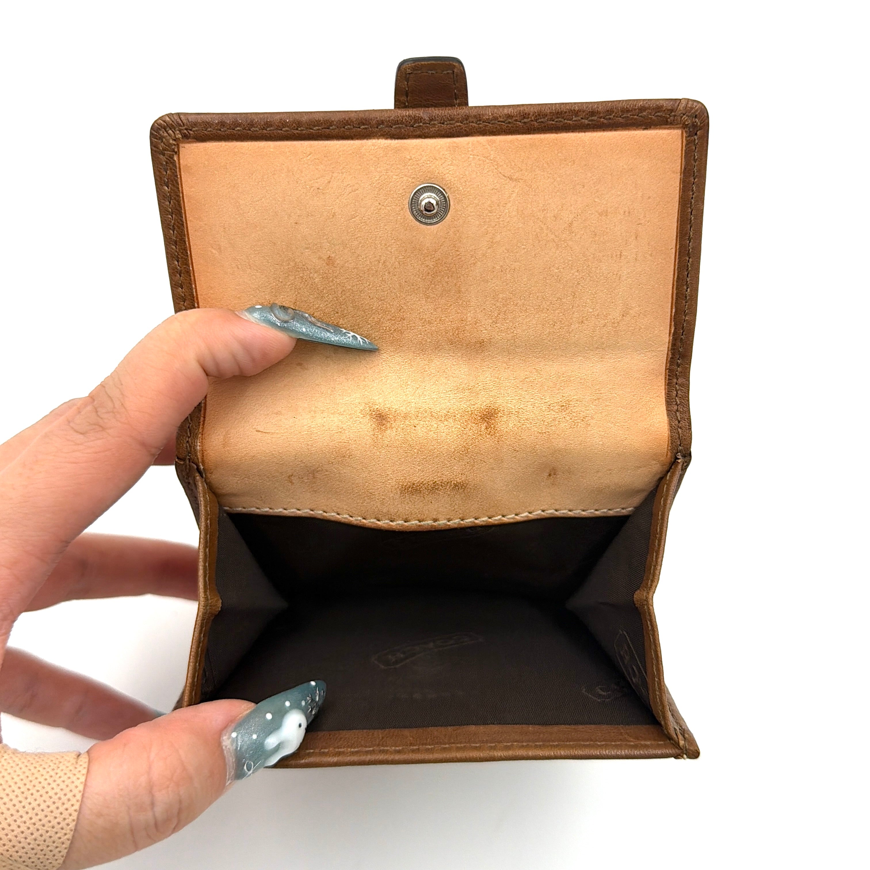 Coach Y2K Signature Soho Mini Wallet Beige