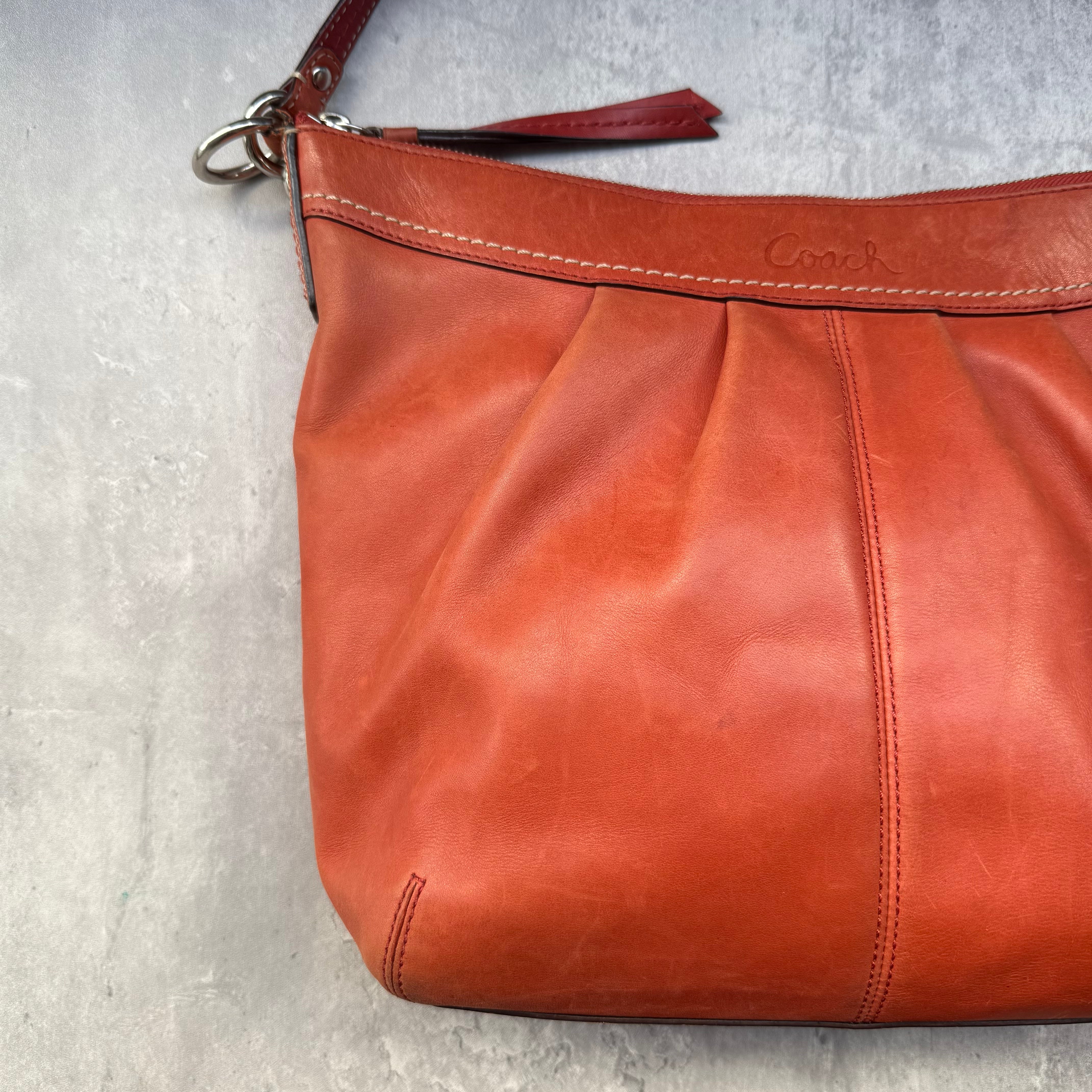 Coach Y2K 2Way Ashley Hobo Shoulder Bag Burnt Orange