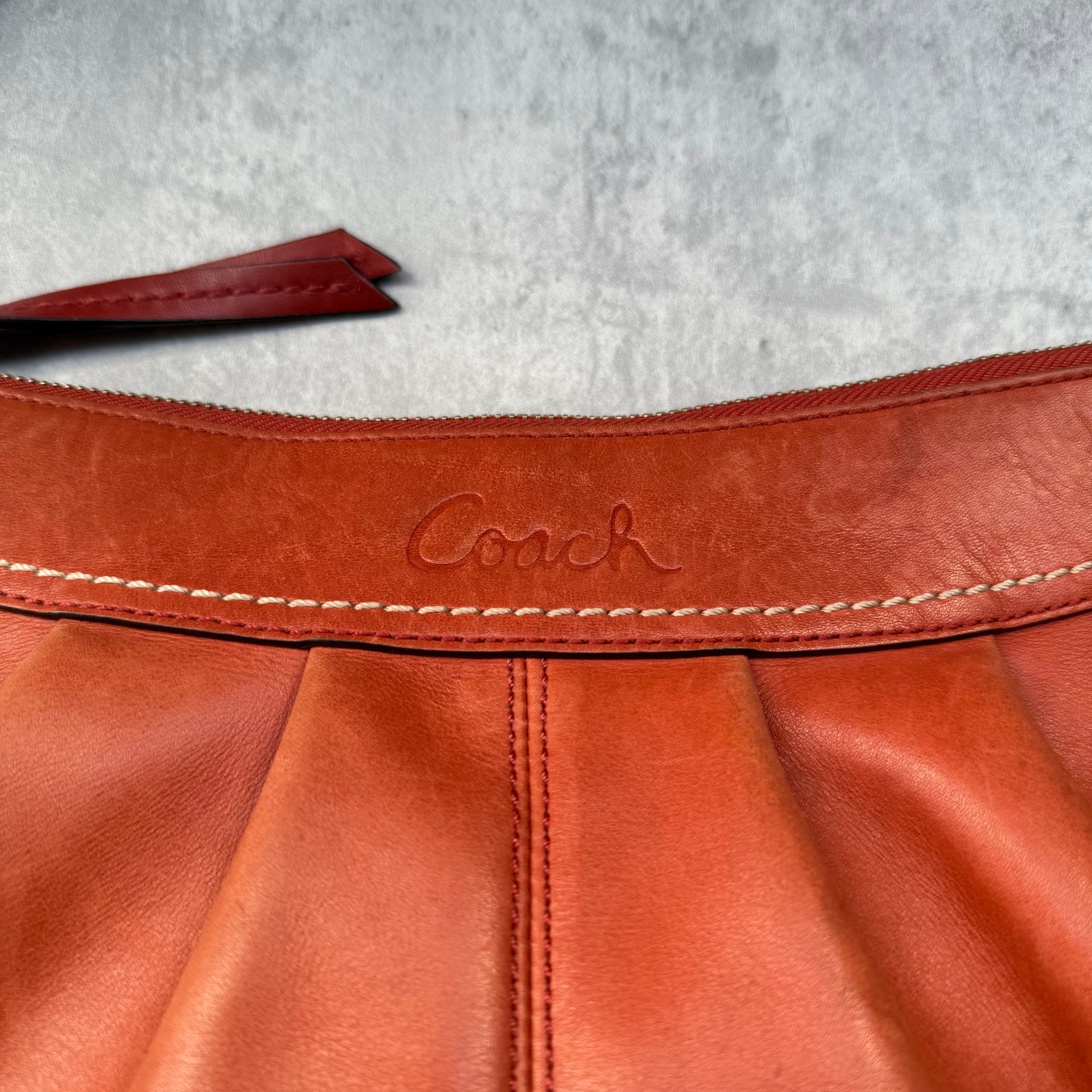Coach Y2K 2Way Ashley Hobo Shoulder Bag Burnt Orange