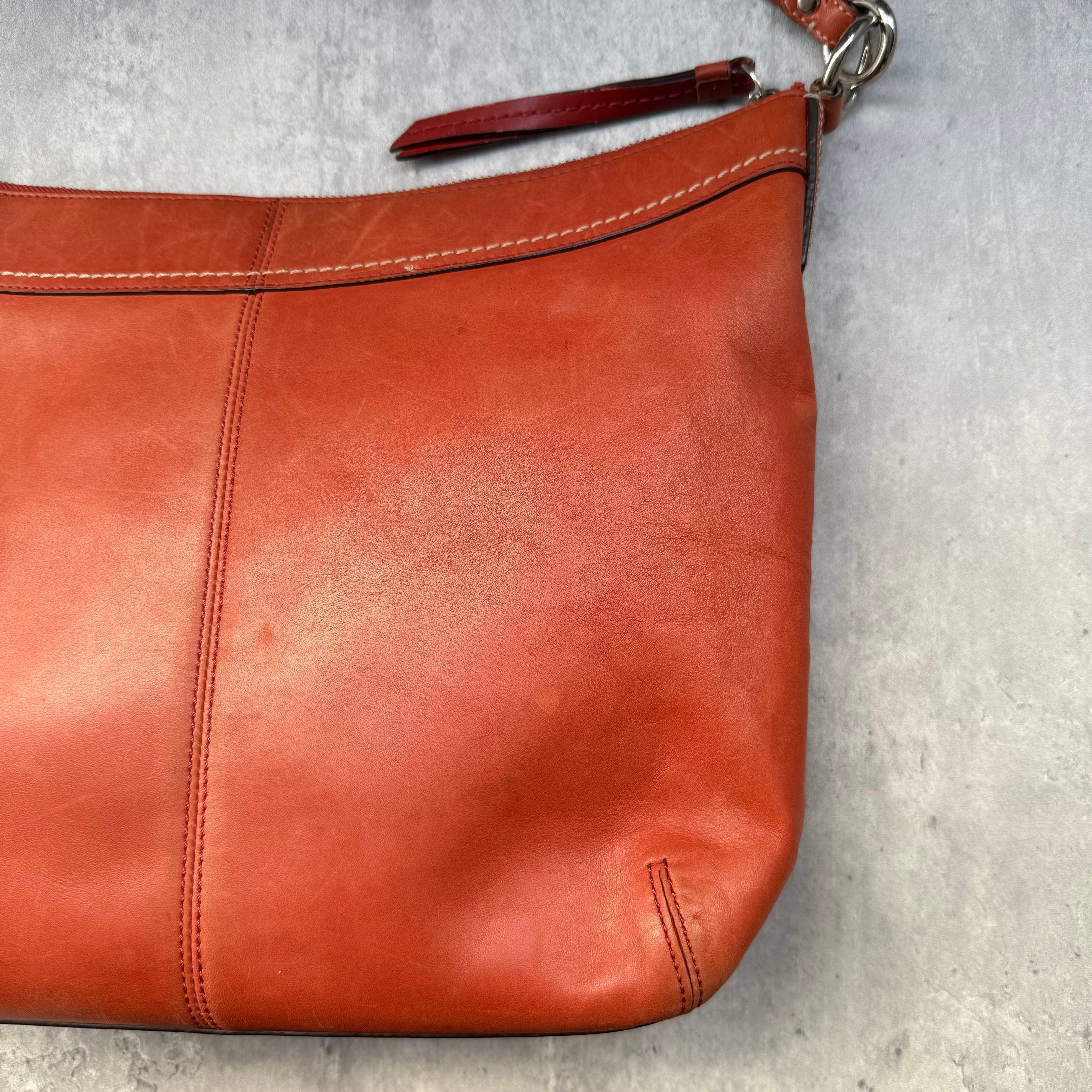 Coach Y2K 2Way Ashley Hobo Shoulder Bag Burnt Orange